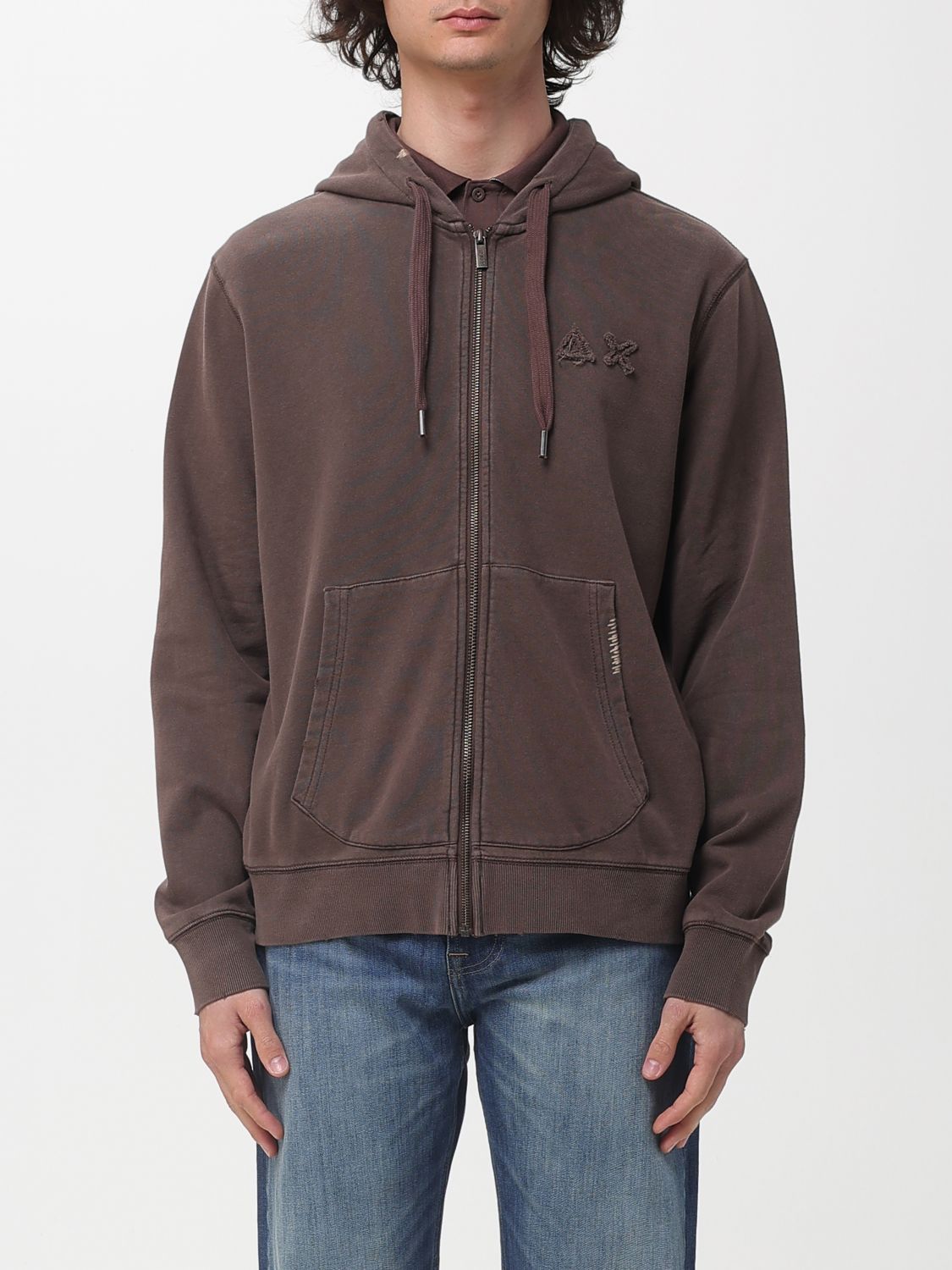 Sun68 Cotton Zip-Up Hoodie