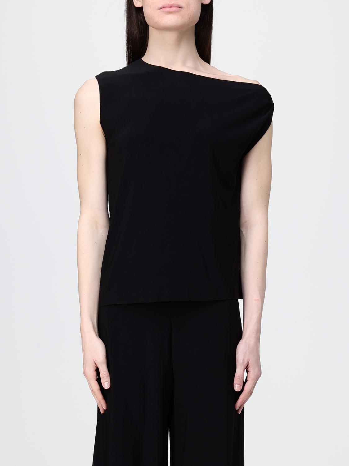 NORMA KAMALI Asymmetric Jersey Top