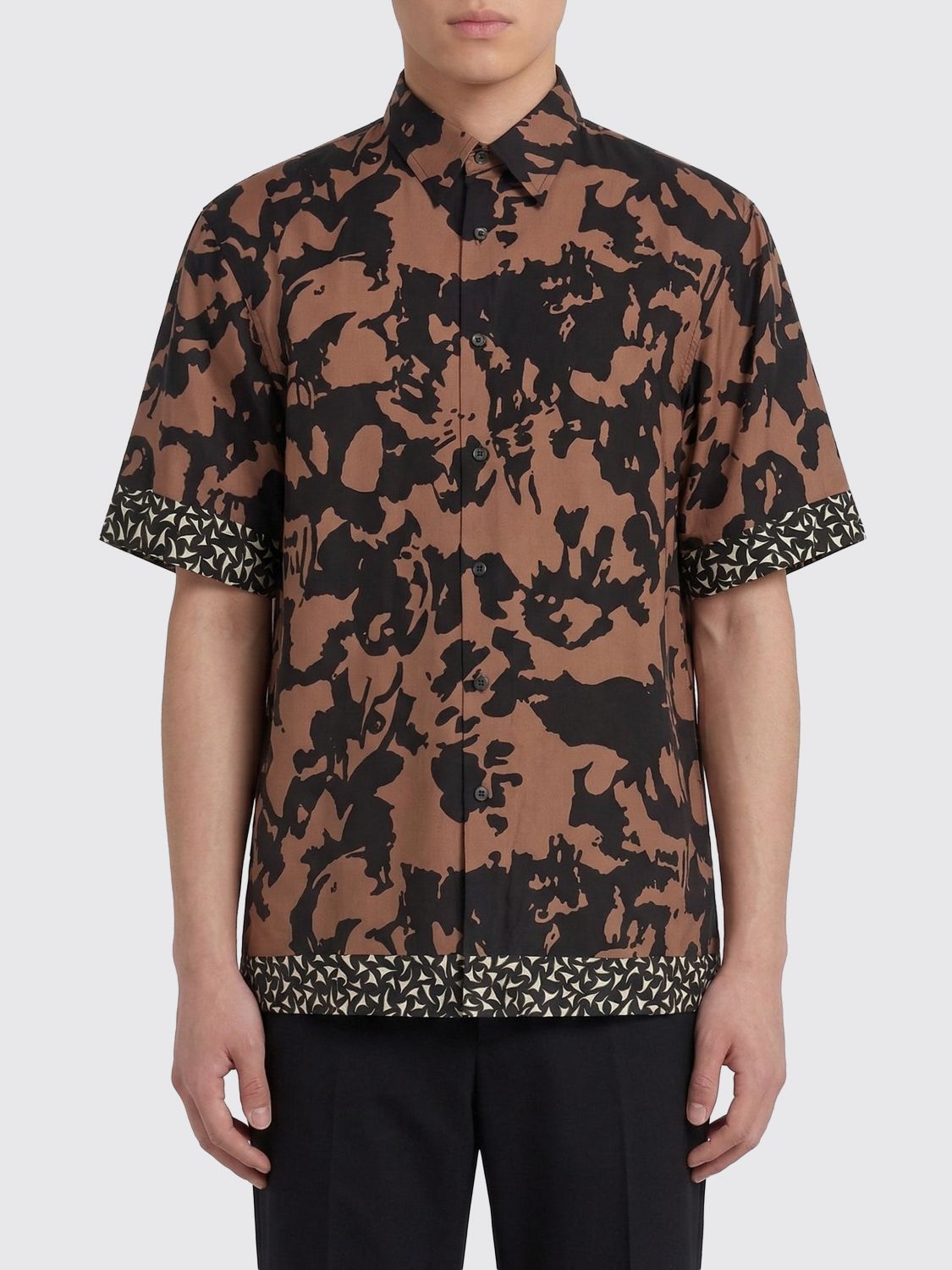 DRIES VAN NOTEN Freizeit-Hemd aus bedruckter Viskose
