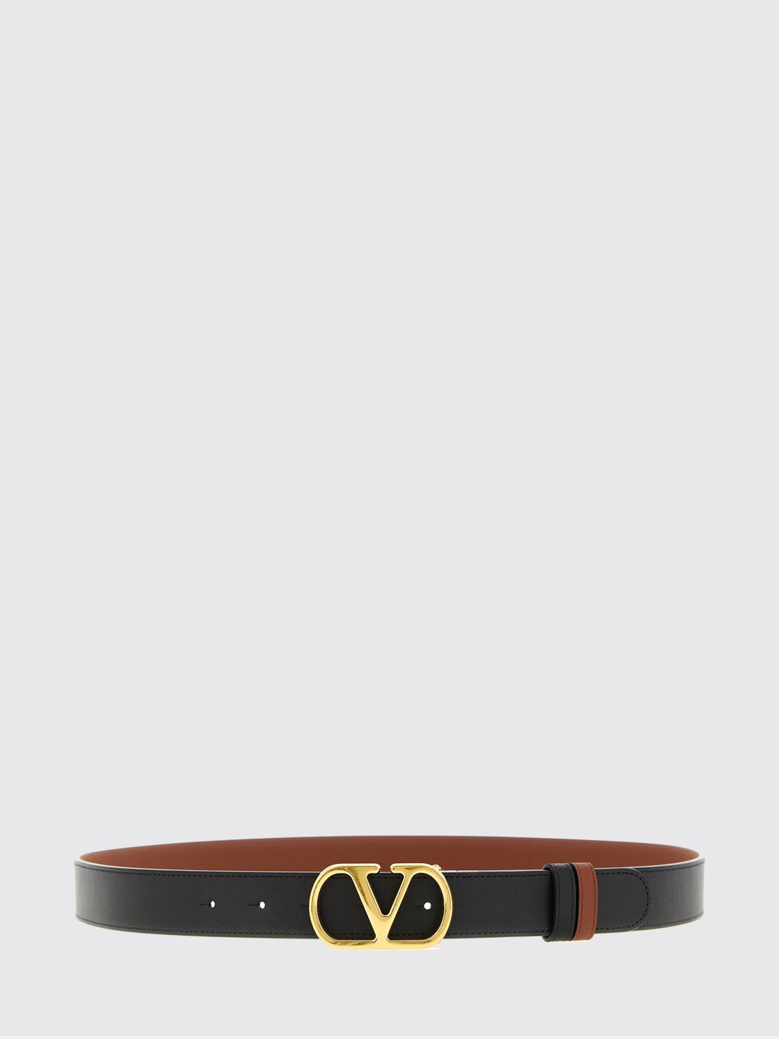 VALENTINO VALENTINO GARAVANI VLogo Calfskin Belt　VALENTINO GARAVANI Vロゴ カーフスキン ベルト