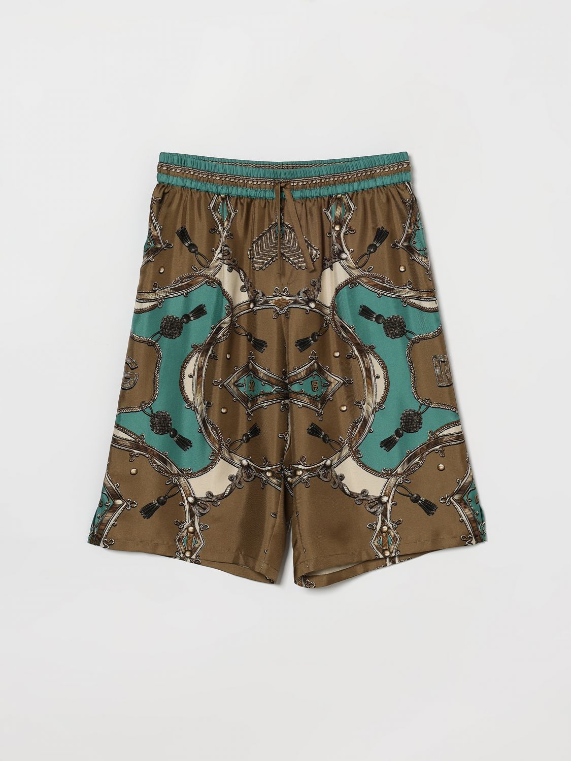 DOLCE & GABBANA Bedruckte Twill-Shorts