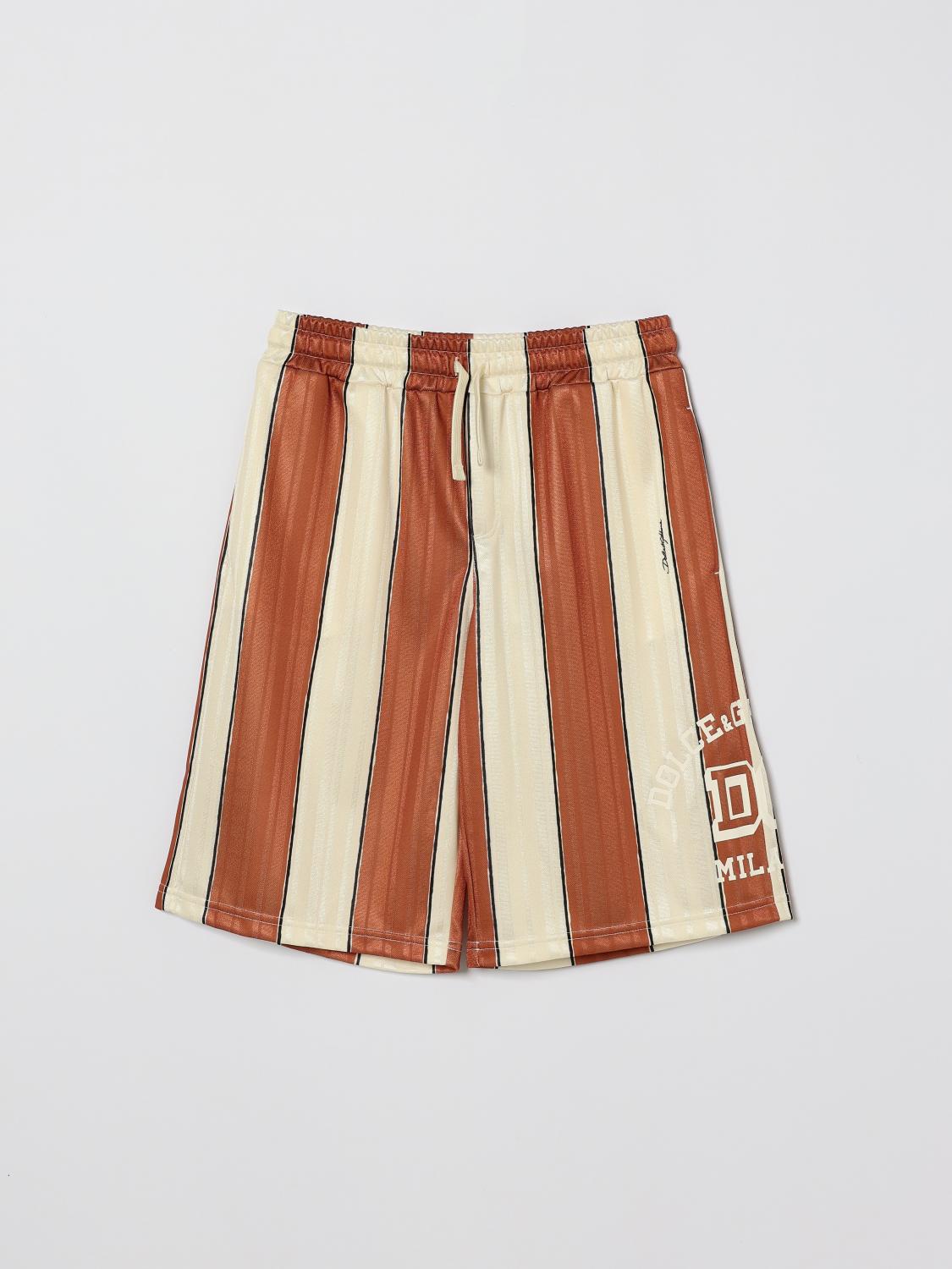 DOLCE & GABBANA Gestreifte Twill-Shorts