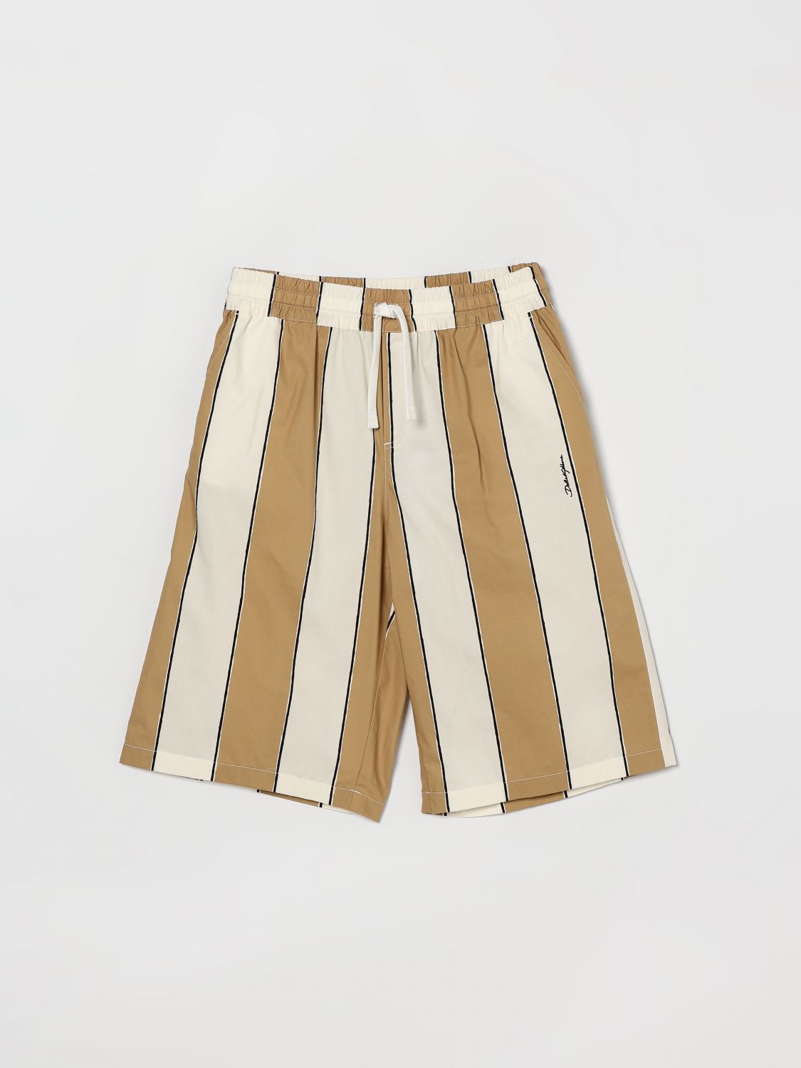 DOLCE & GABBANA Gestreifte Baumwoll-Shorts