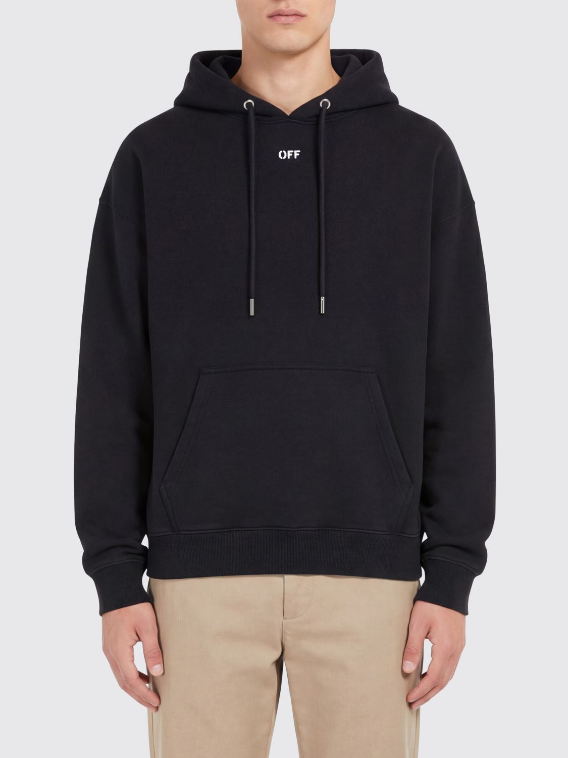 Off-White Arrow Baumwoll-Hoodie