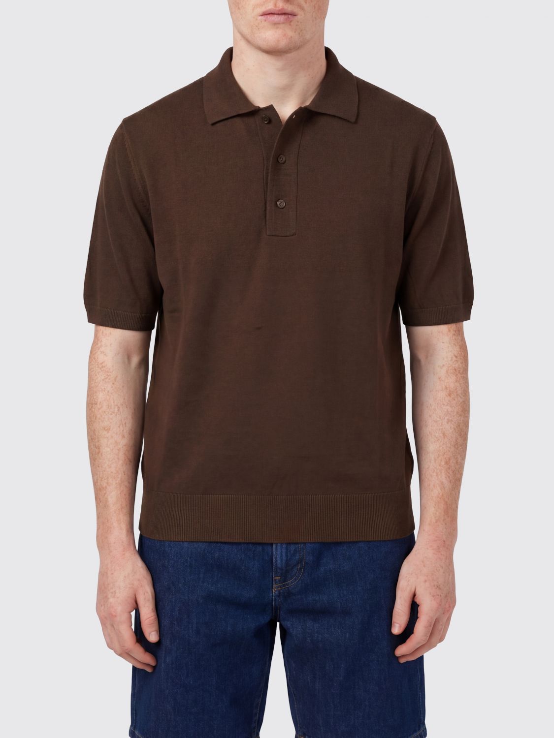 Zanone Cotton Knit Polo Shirt · 54