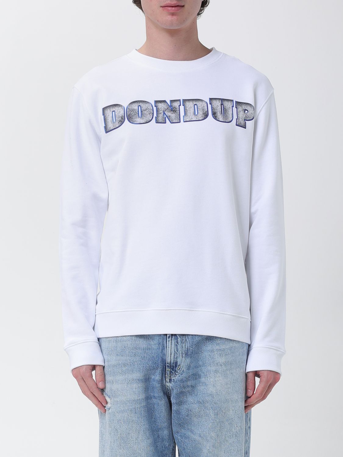 DONDUP Rundhals-Sweatshirt aus Baumwolle mit Logo