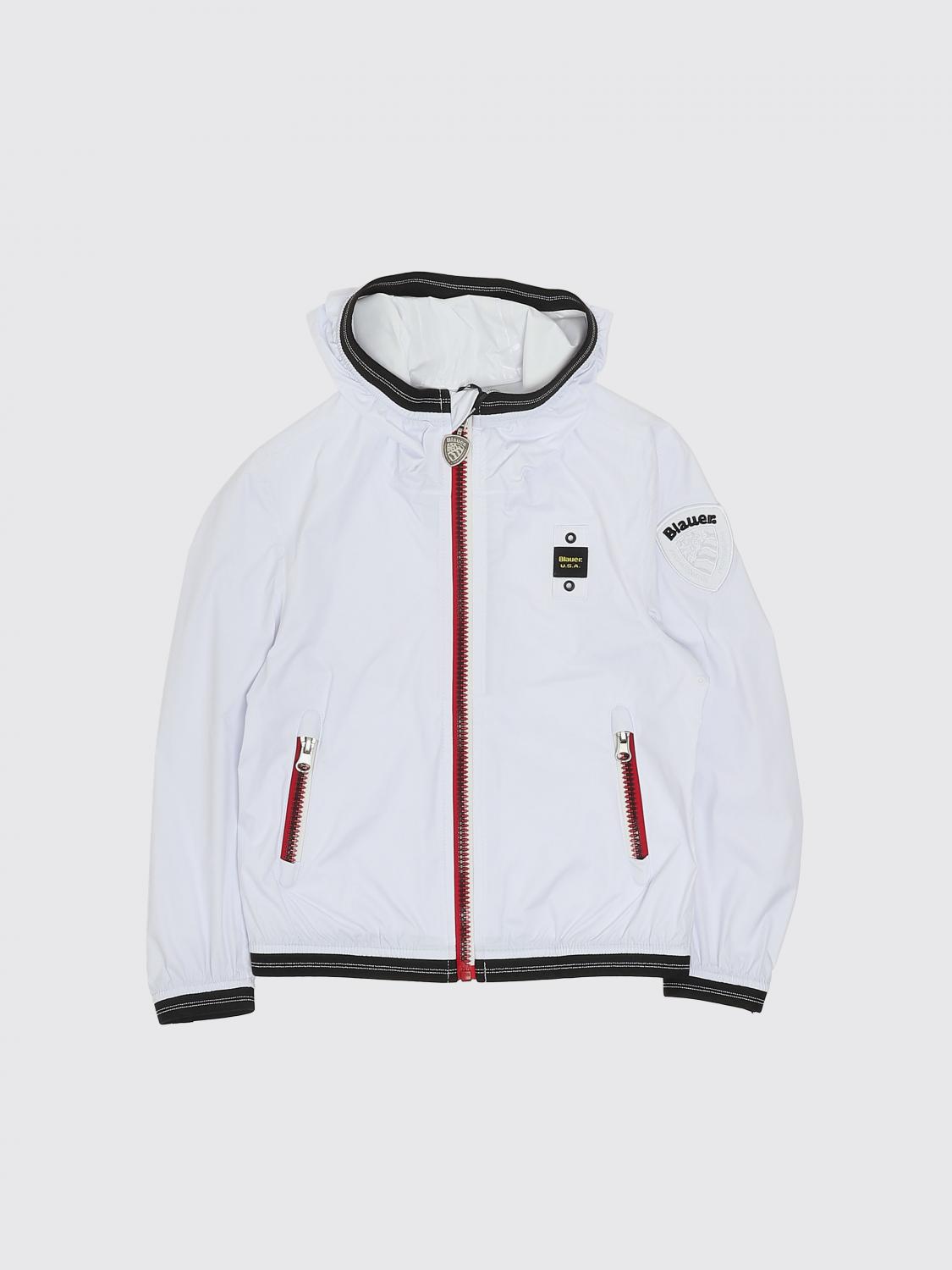 BLAUER Kapuzen-Windbreaker