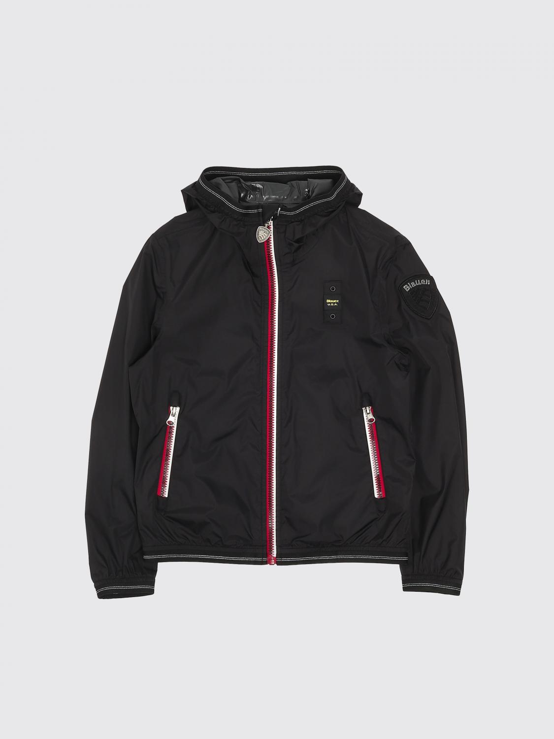 BLAUER Kapuzen-Windbreaker