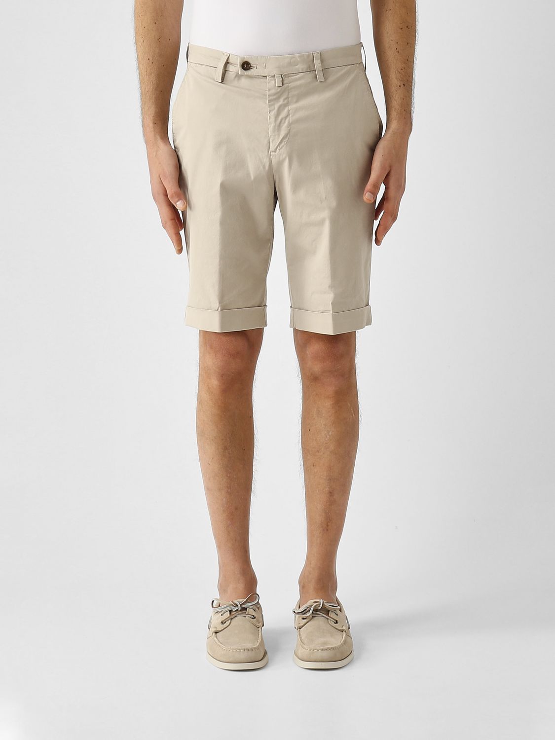 BRIGLIA 1949 Pantaloncini sartoriali in cotone stretch