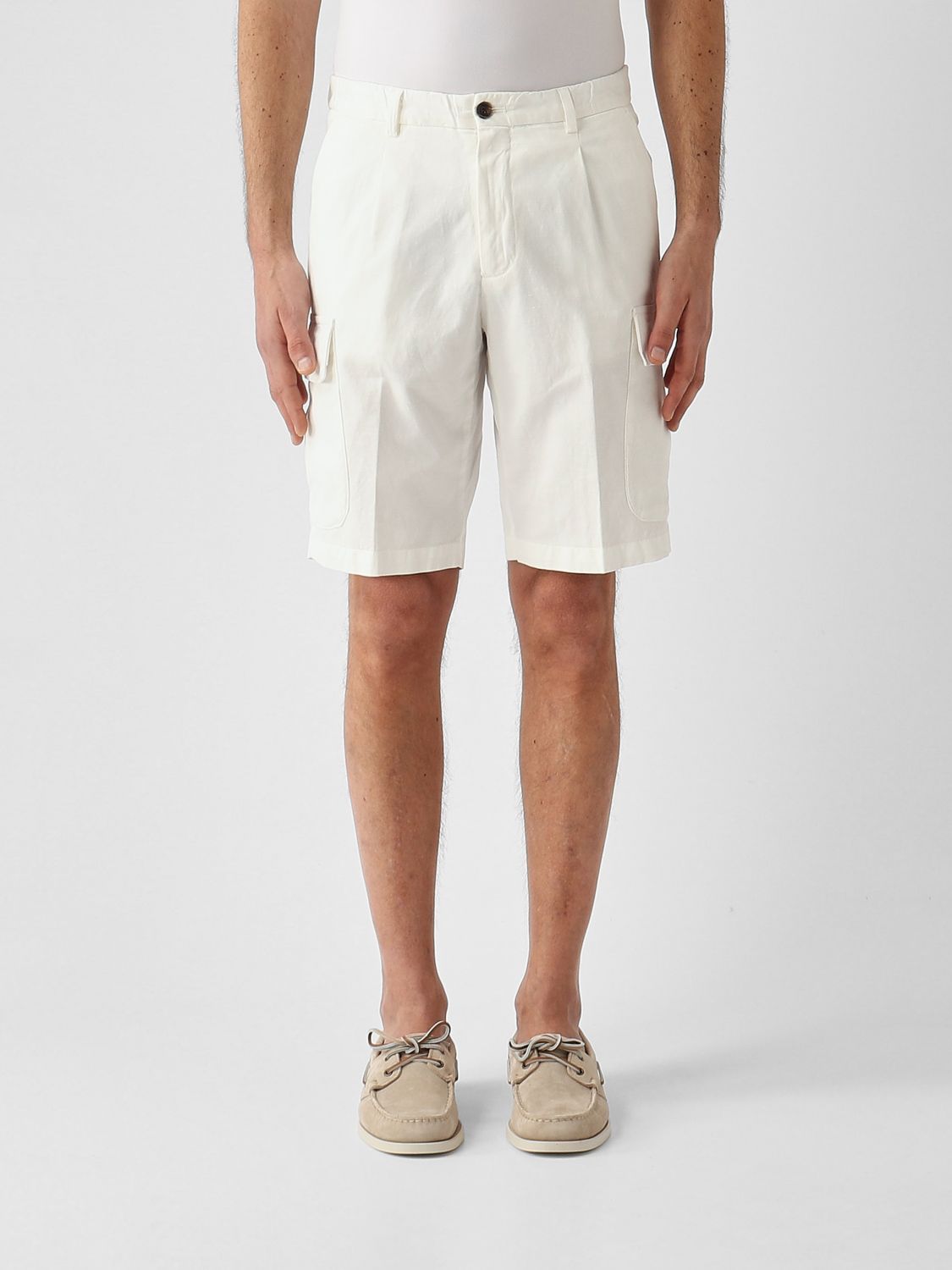 BRIGLIA 1949 Pantaloncini cargo in misto cotone