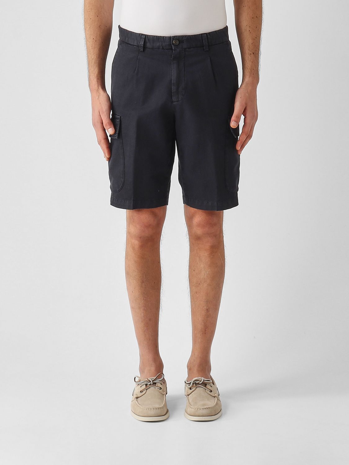 BRIGLIA 1949 Pantaloncini cargo in misto cotone