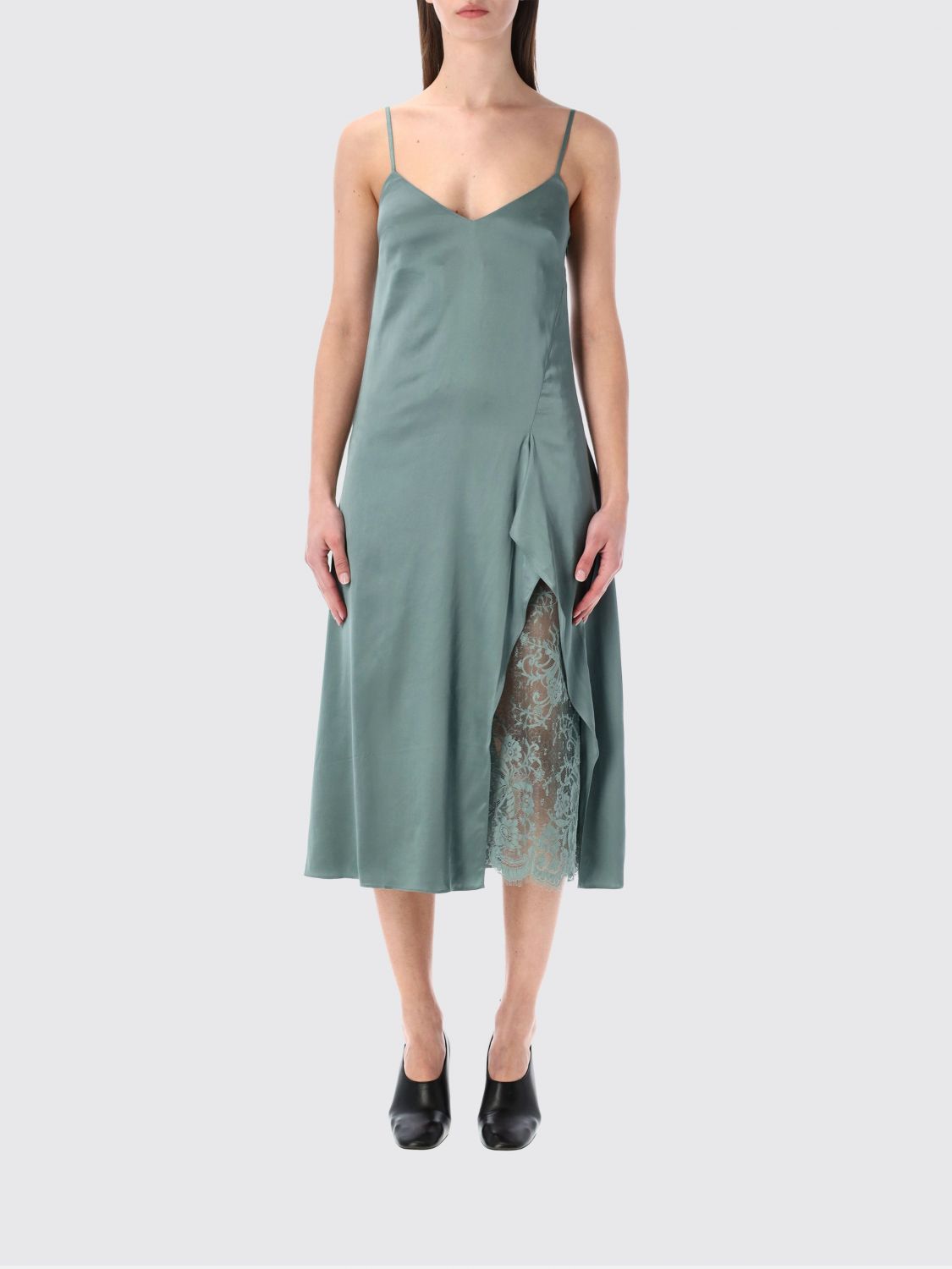 Acne Studios ACNE STUDIOS Dress Woman color Sage　ACNE STUDIOS ドレス ウーマン カラー セージ