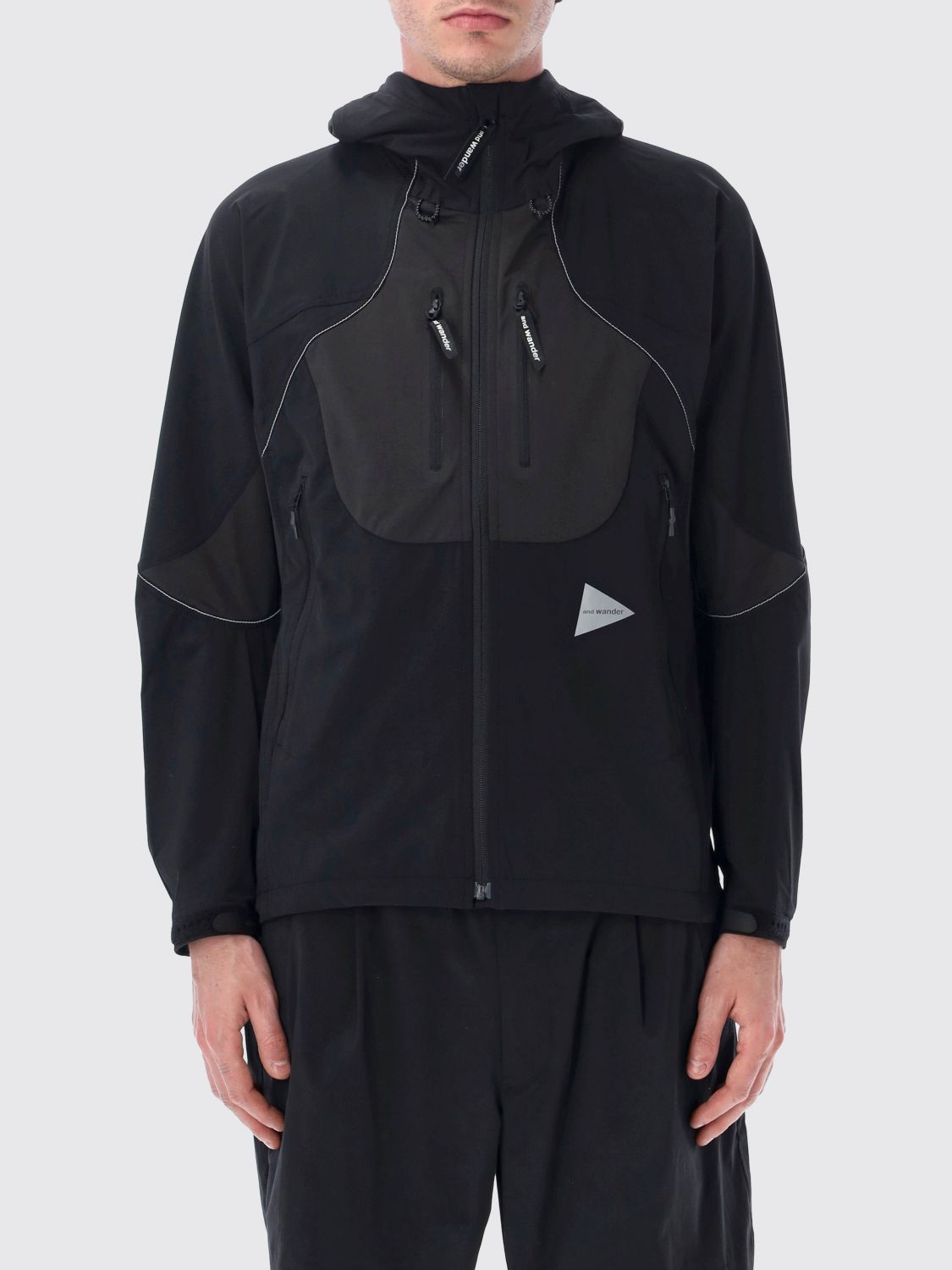 And Wander Ripstop Nylon Hooded Jacket