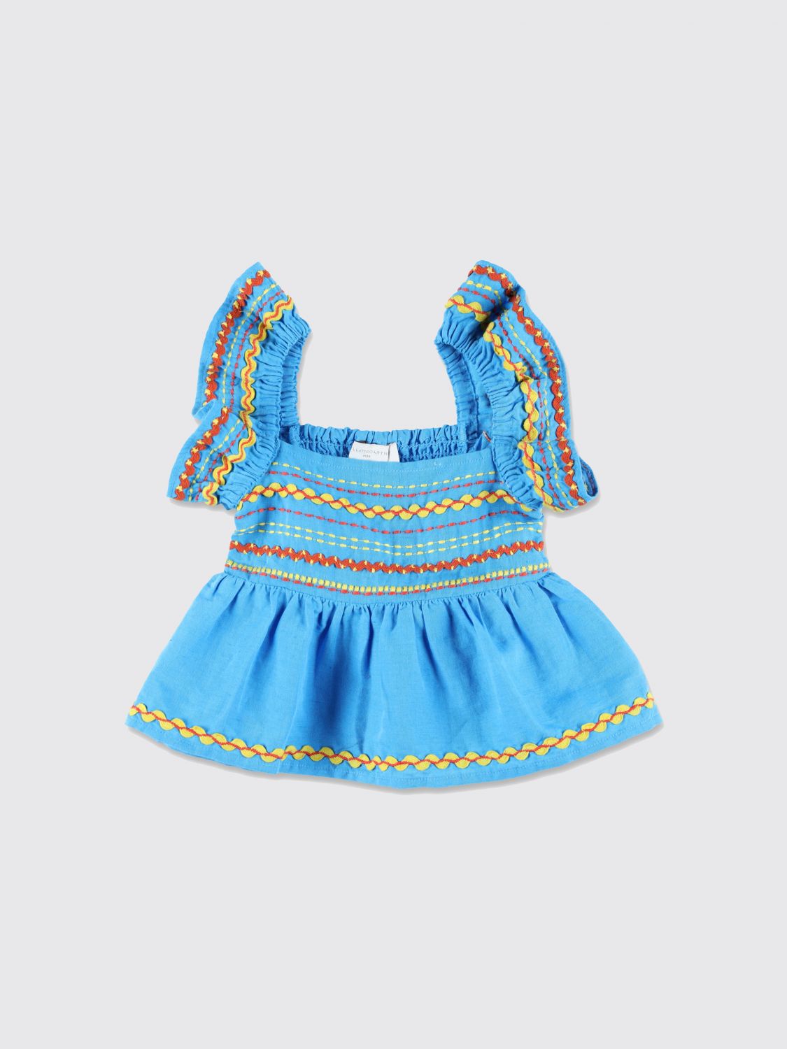 STELLA MCCARTNEY KIDS Cotton And Linen Top　STELLA MCCARTNEY KIDS コットン＆リネン トップ STELLA