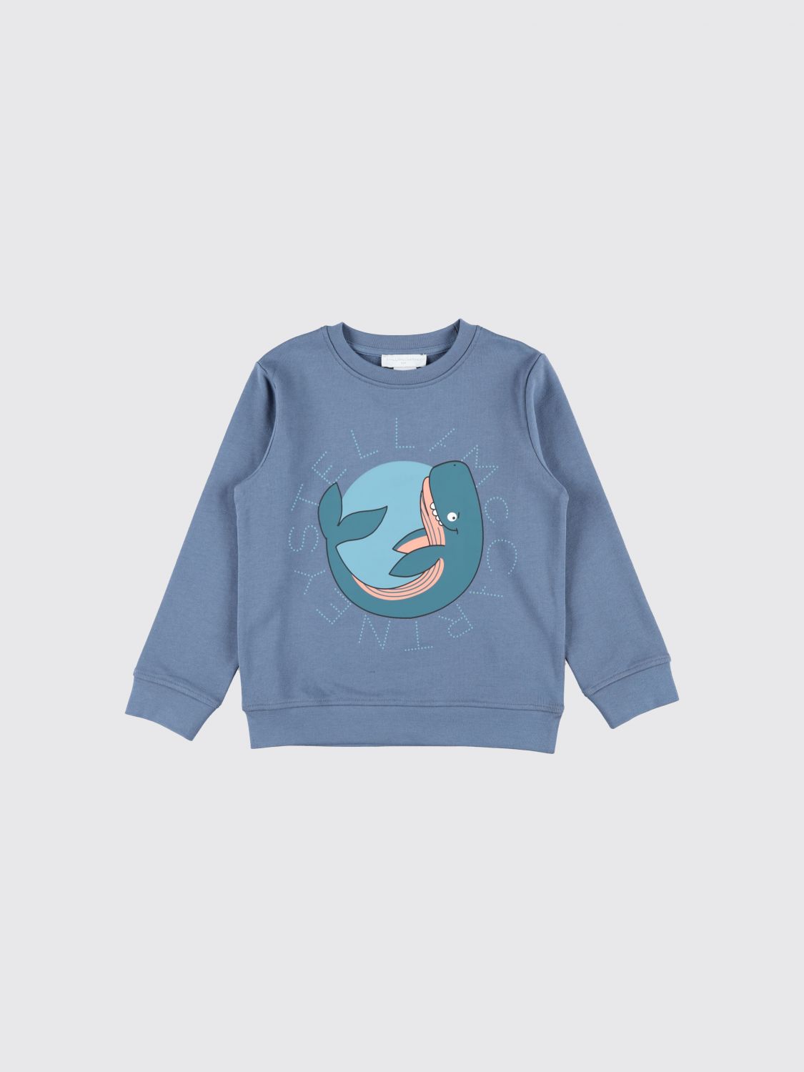 STELLA MCCARTNEY KIDS Rundhals-Sweatshirt aus Baumwolle mit Logo-Print