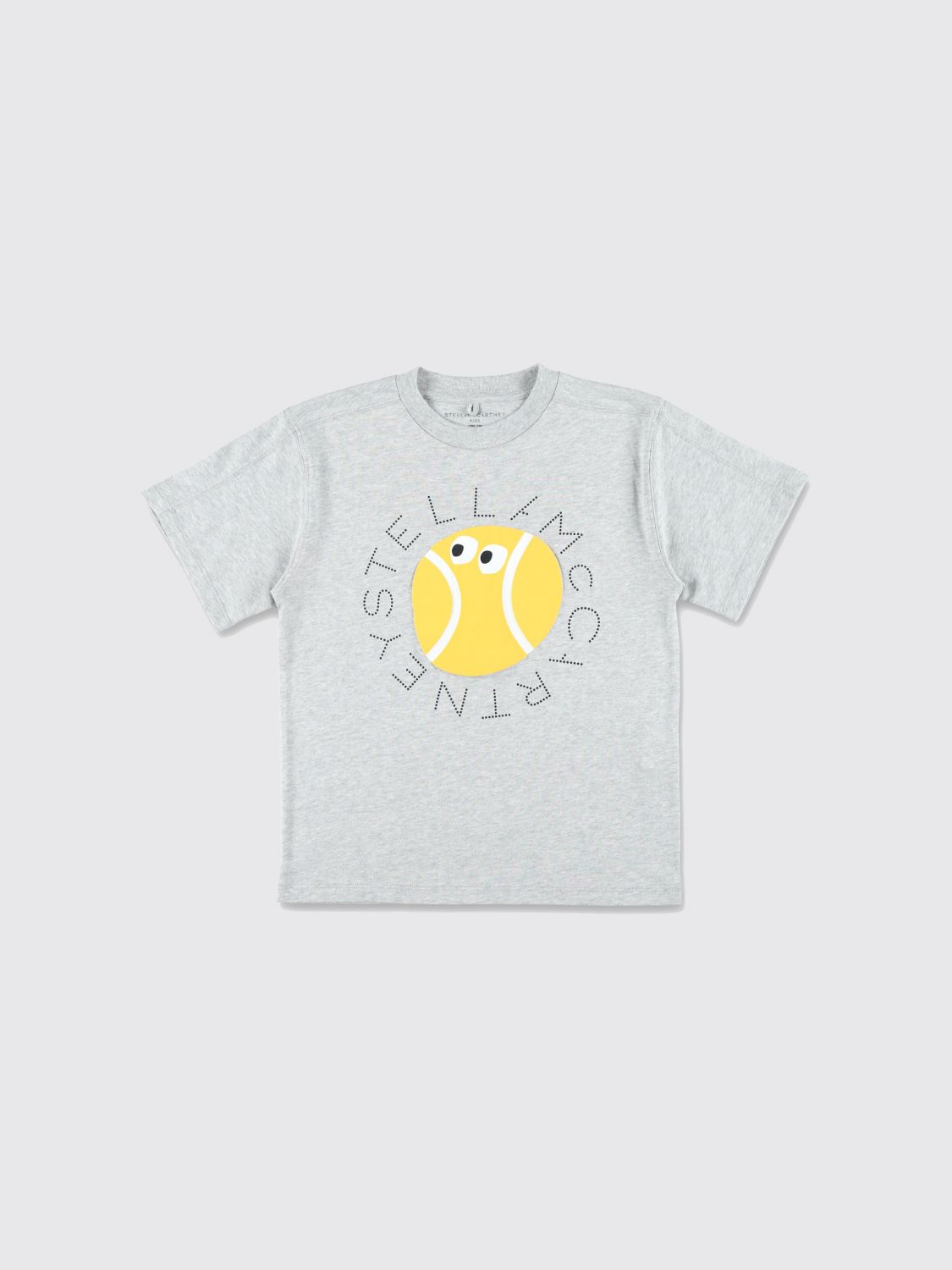 STELLA MCCARTNEY KIDS Cotton Crewneck T-shirt With Logo　STELLA MCCARTNEY KIDS ロゴ入りコットン クルーネック T シャツ STELLA