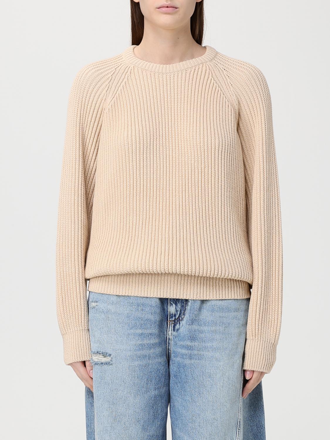 SAINT LAURENT Pullover girocollo in cotone