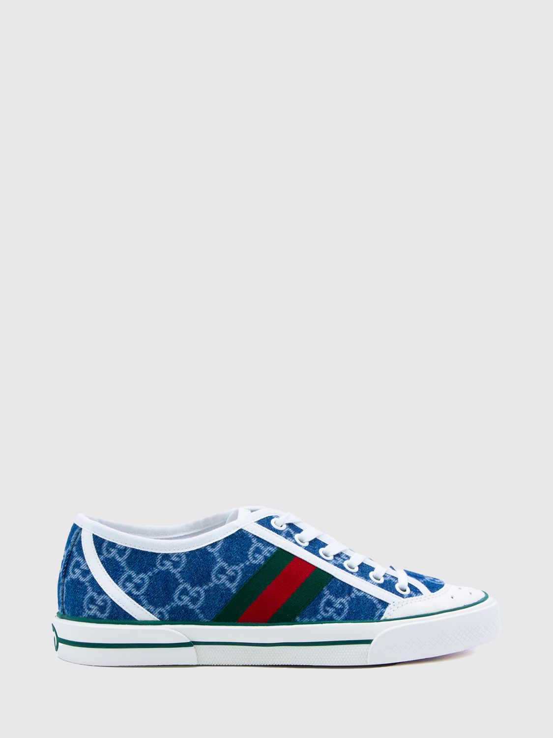 GUCCI Sneakers Tennis 1977 in denim con monogram GG