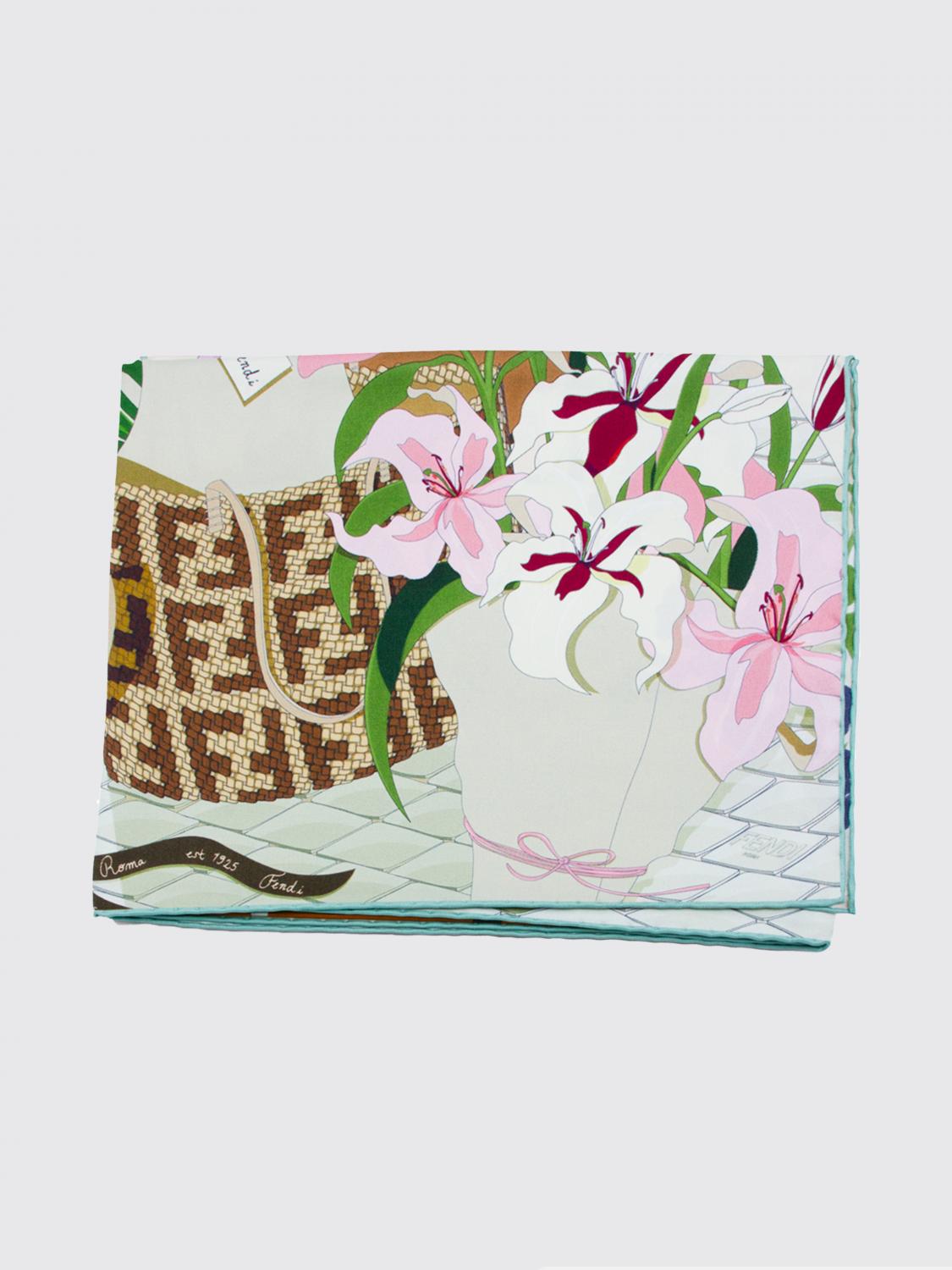 FENDI Foulard in seta stampata
