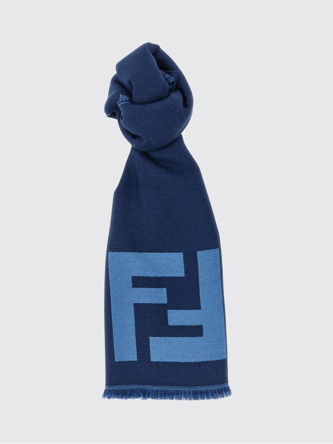 FENDI Sciarpa di lana vergine FF