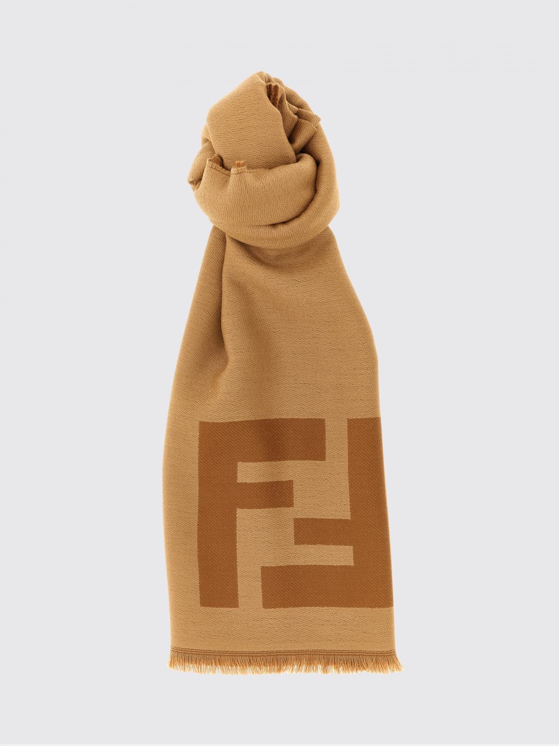 FENDI FENDI Scarf Men color Brown　フェンディ スカーフ メンズ カラー ブラウン