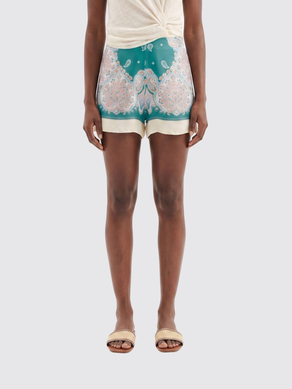 PINKO Shorts Woman color Multicolor