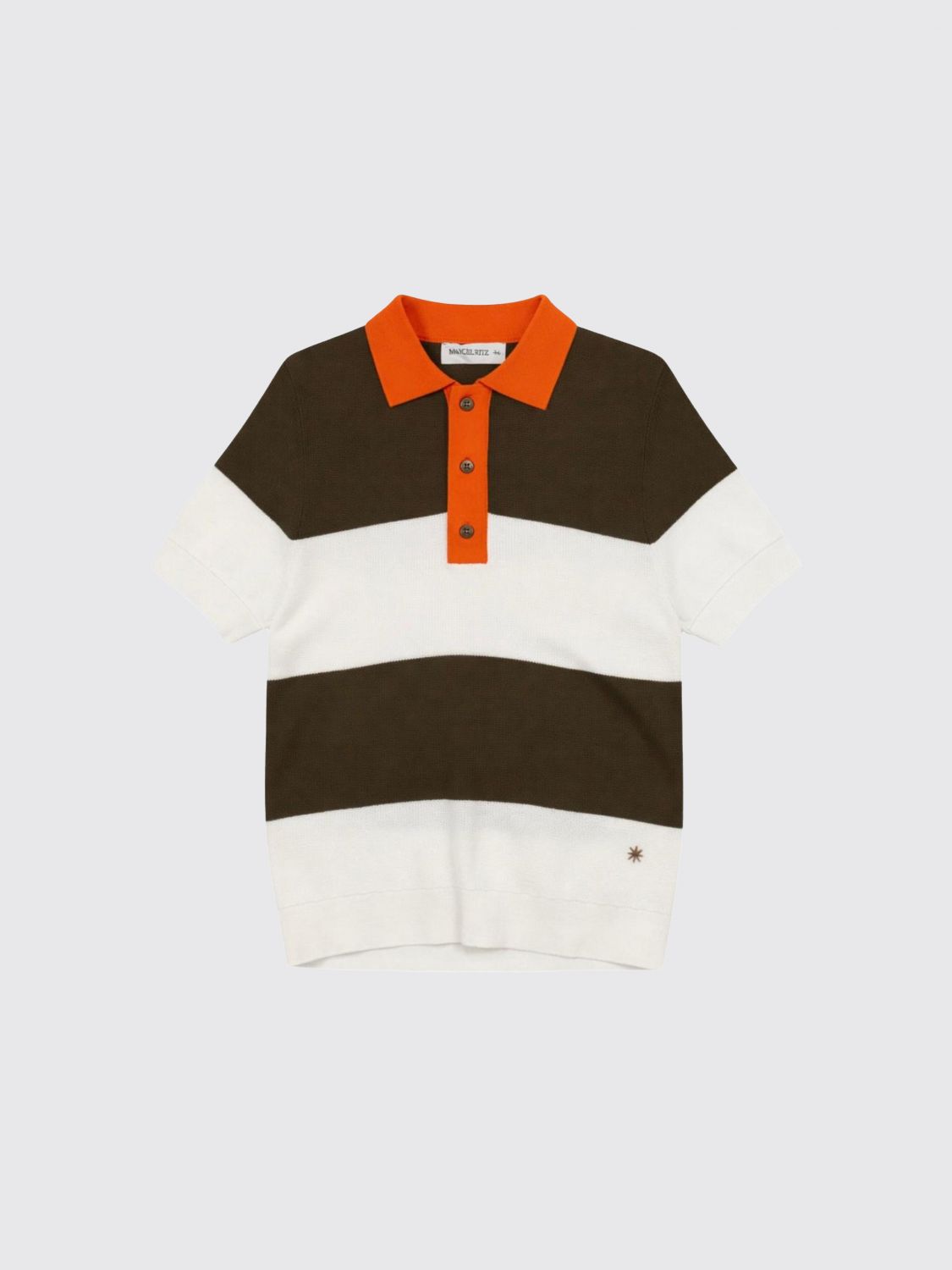 MANUEL RITZ Zweifarbiges Poloshirt