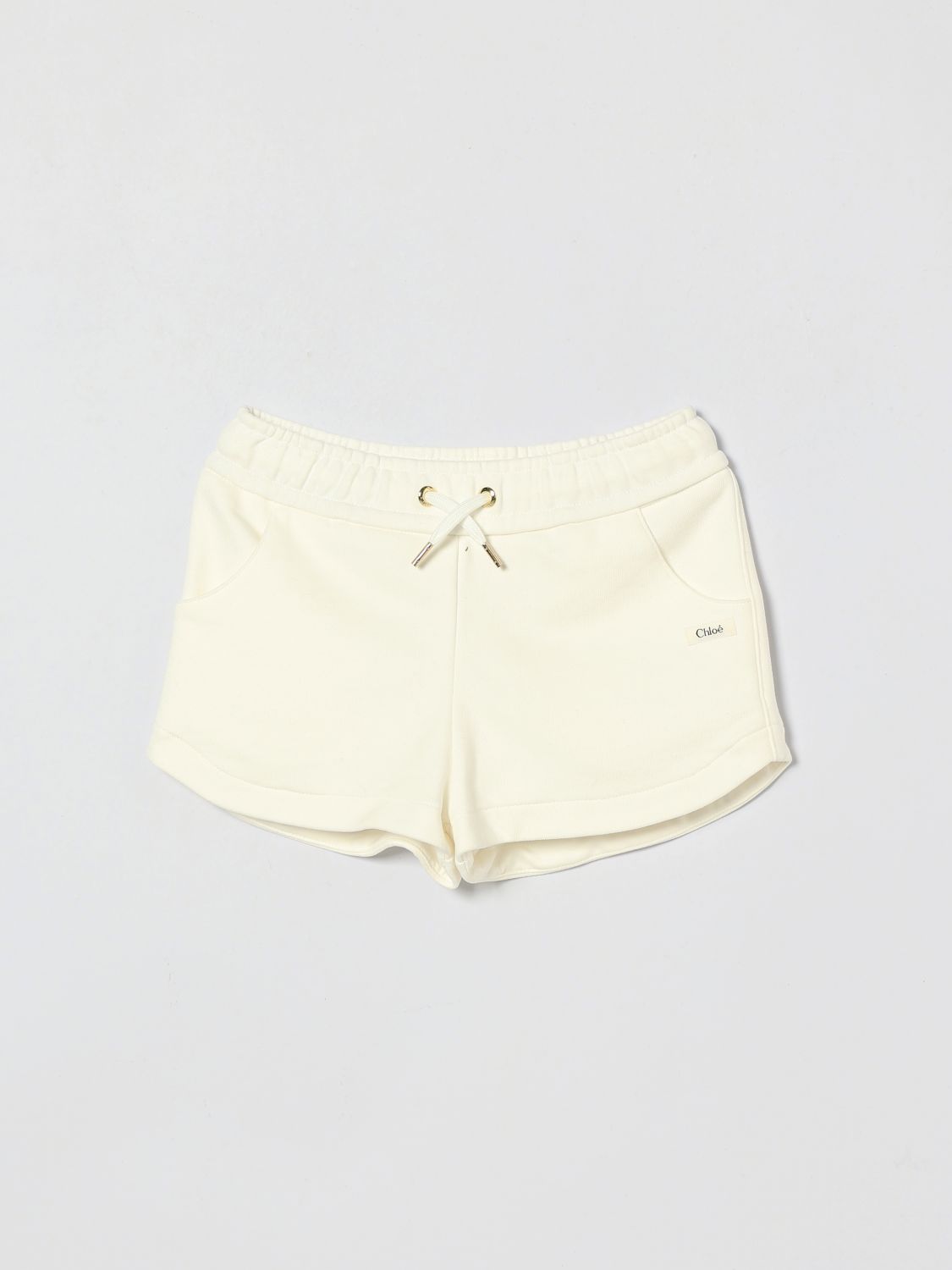 CHLOÉ Pantaloncini jogging in cotone