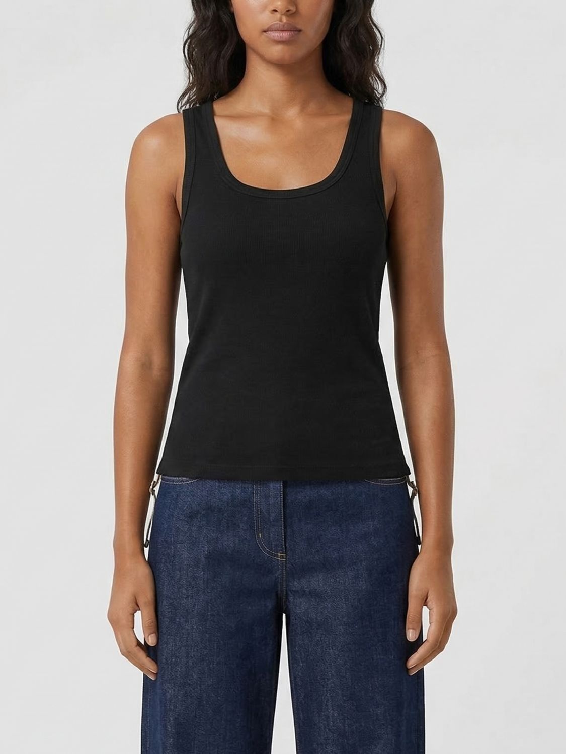 BURBERRY Basic Stretch Cotton Tank Top　BURBERRY ベーシック ストレッチコットン タンクトップ BURBERRY