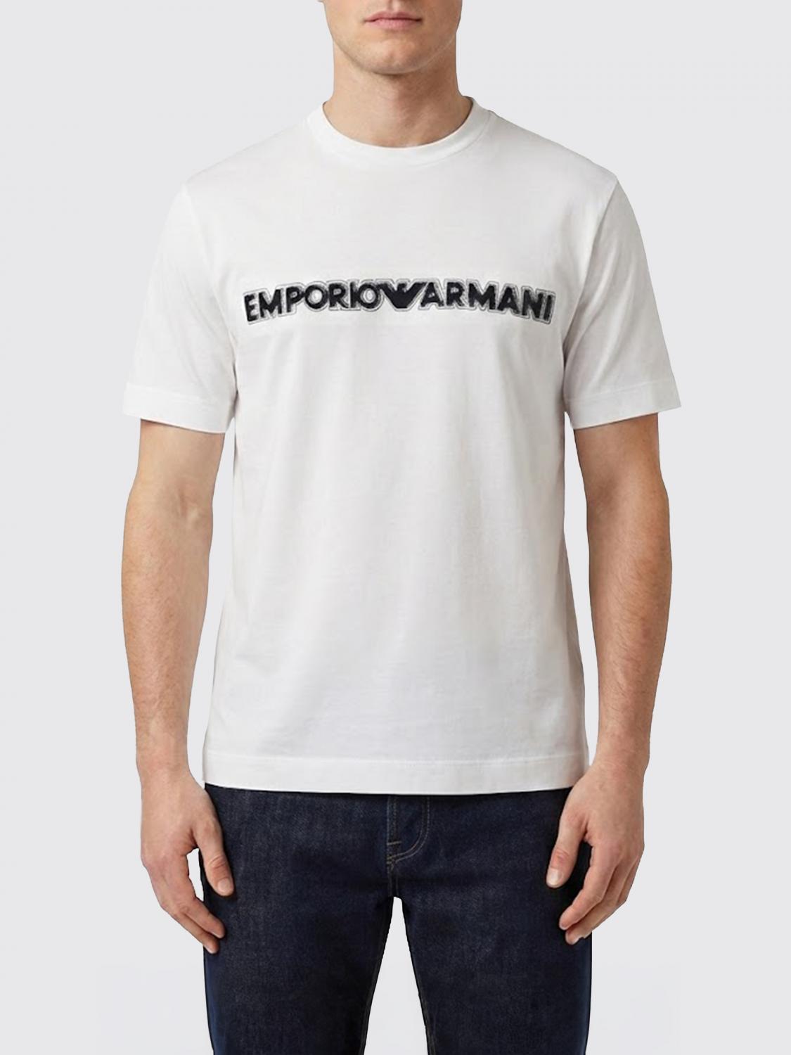 EMPORIO ARMANI Baumwoll-T-Shirt mit Logo