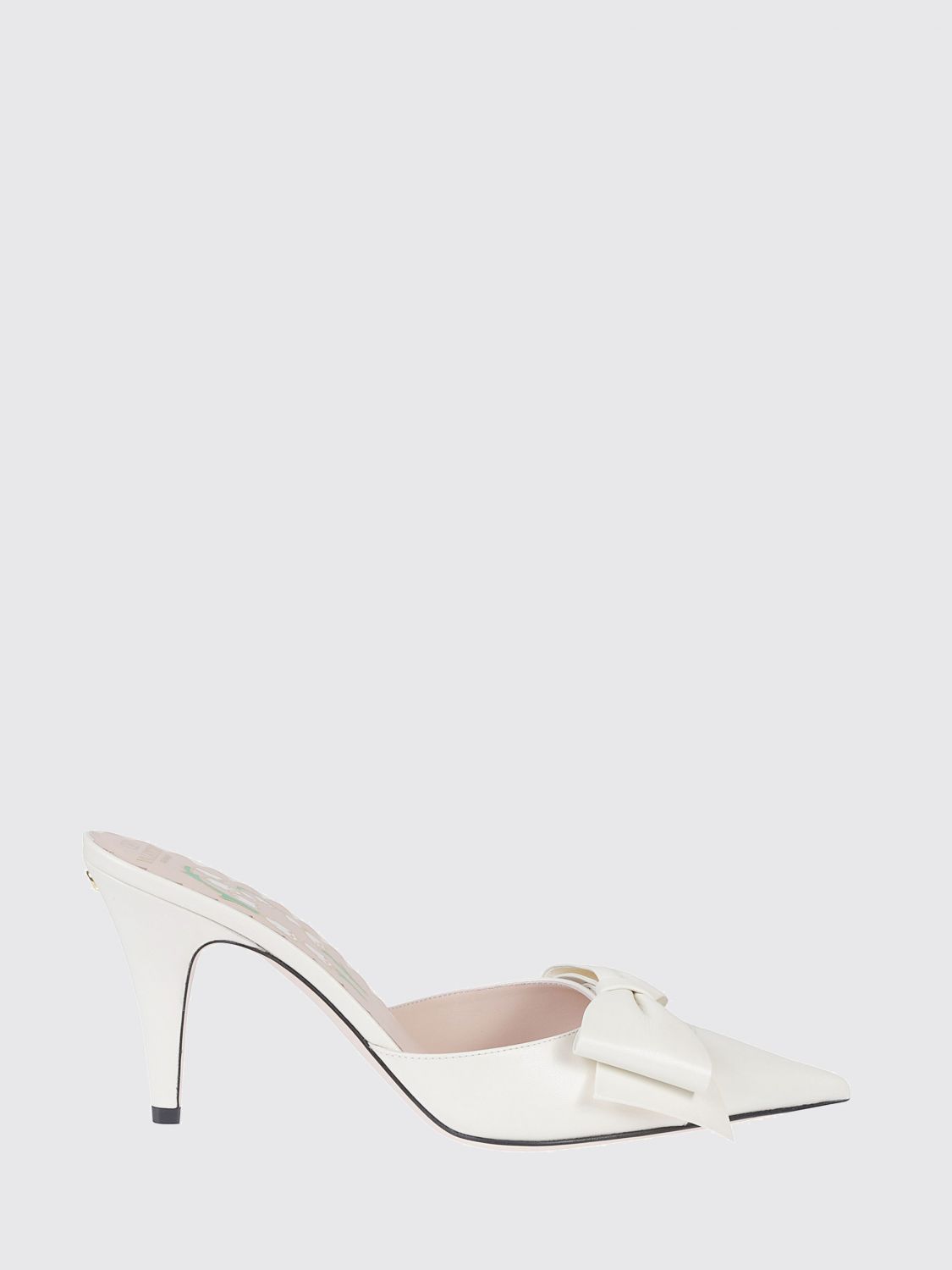 VALENTINO GARAVANI Mules in pelle con fiocco