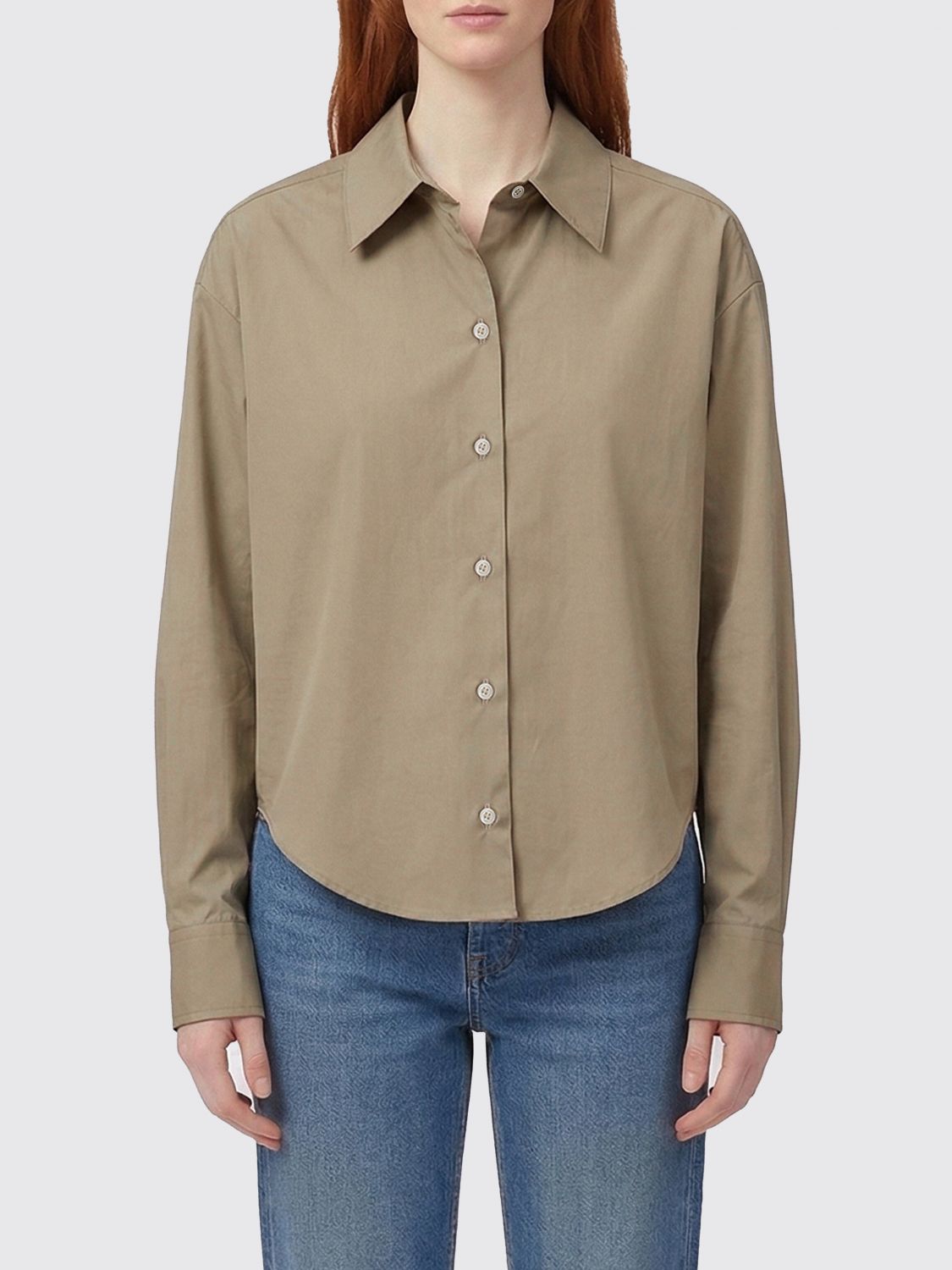 Aspesi Cotton Classic Shirt In Brown