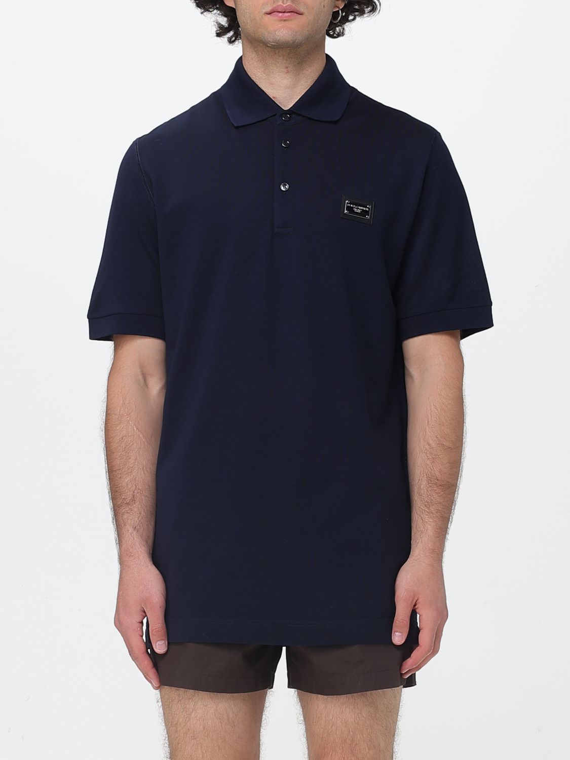 DOLCE & GABBANA Baumwoll-Polohemd