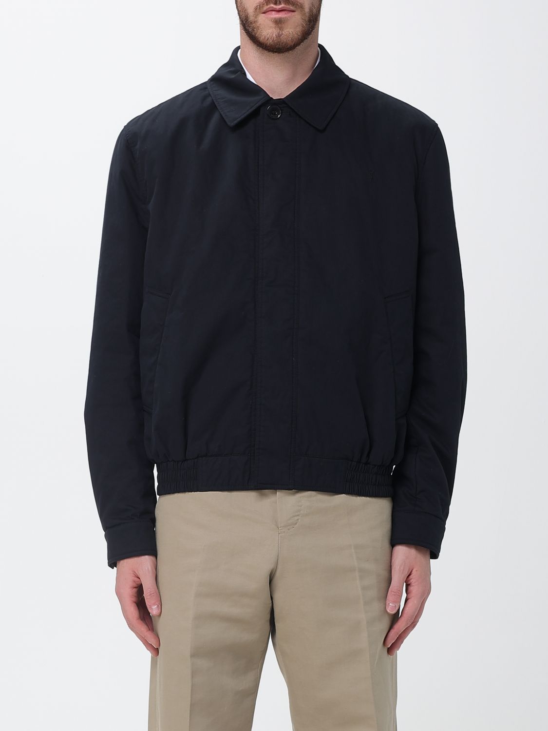 SAINT LAURENT Overshirt Cassandre in cotone