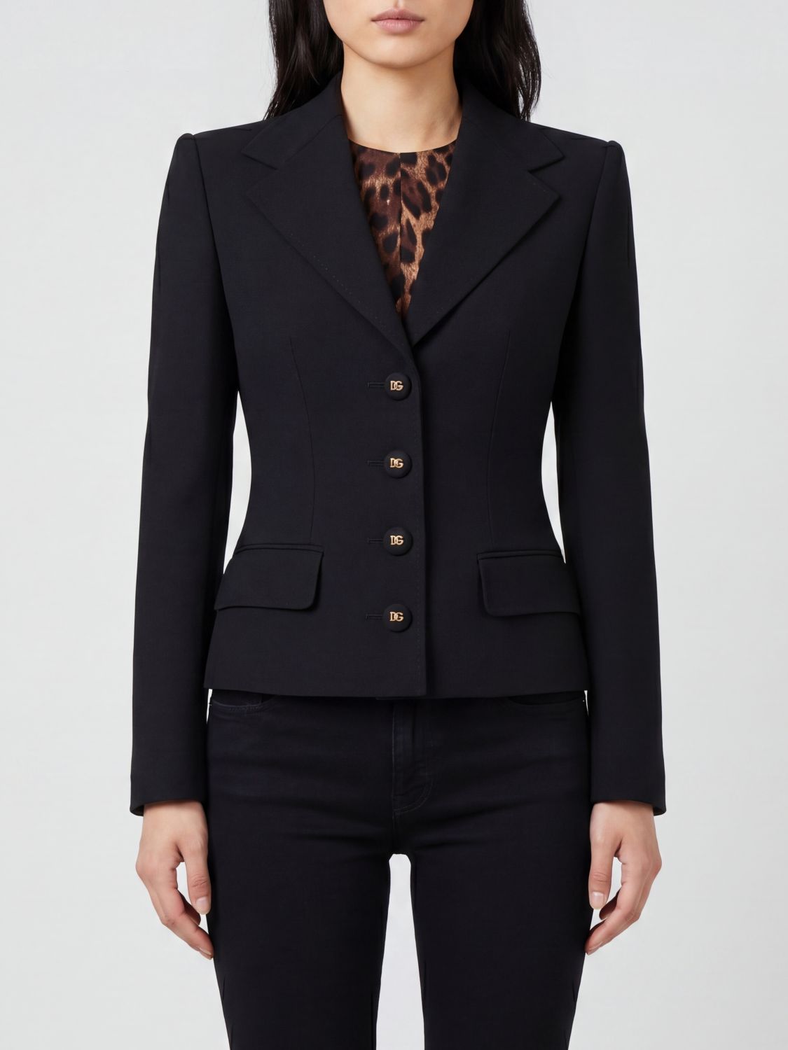 DOLCE & GABBANA Jacket Woman color Black