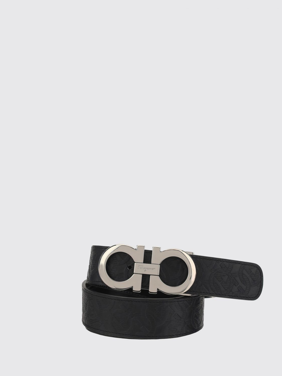 FERRAGAMO Reversibler Gancini Gürtel aus Leder