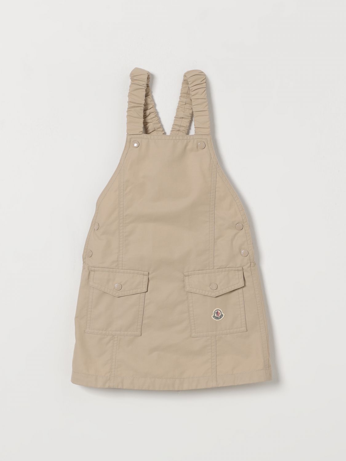 MONCLER MONCLER Cotton Blend Dungaree Dress　MONCLER コットンブレンド ダンガリードレス