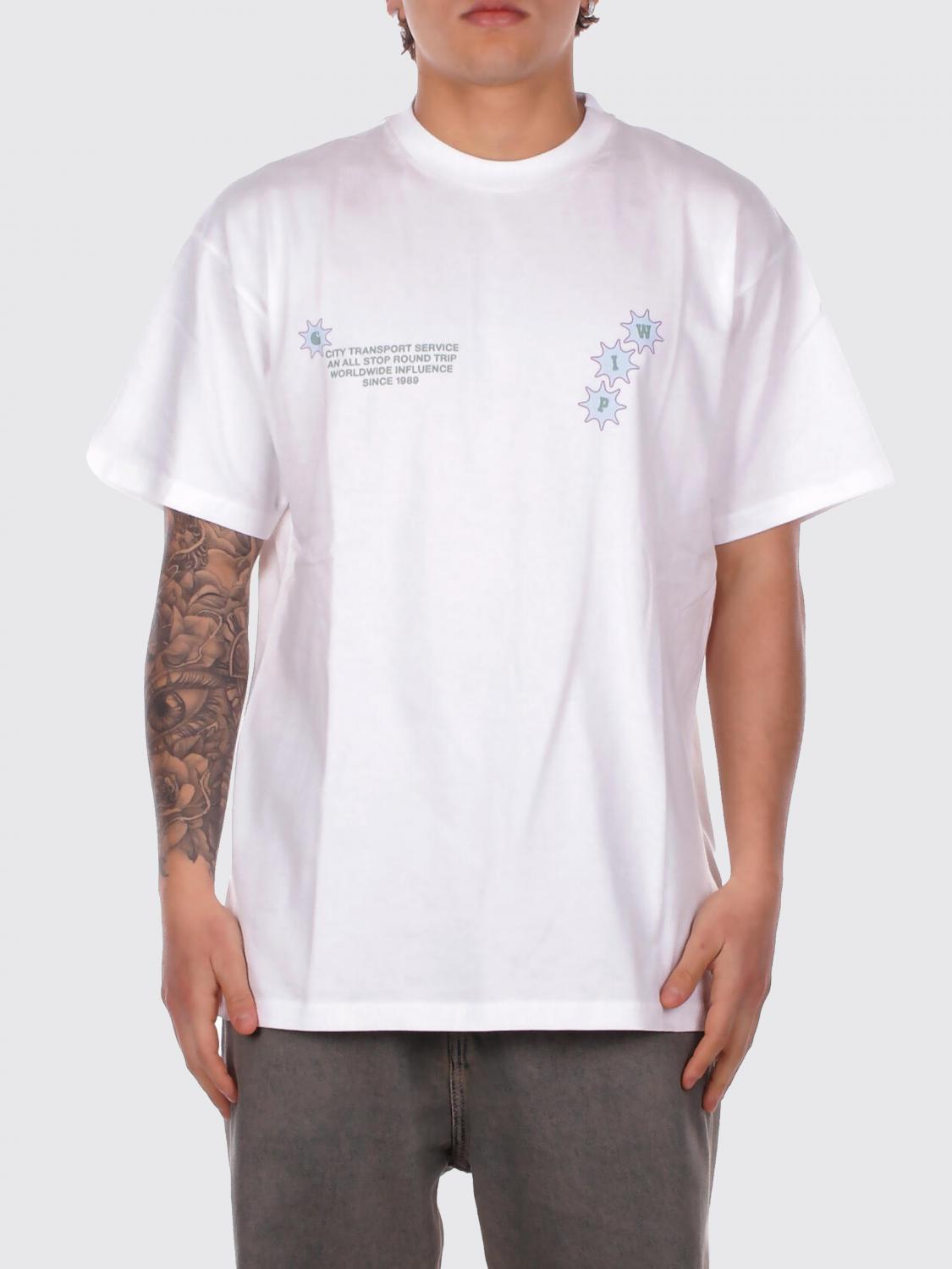 CARHARTT WIP Baumwoll-T-Shirt mit Logo-Print
