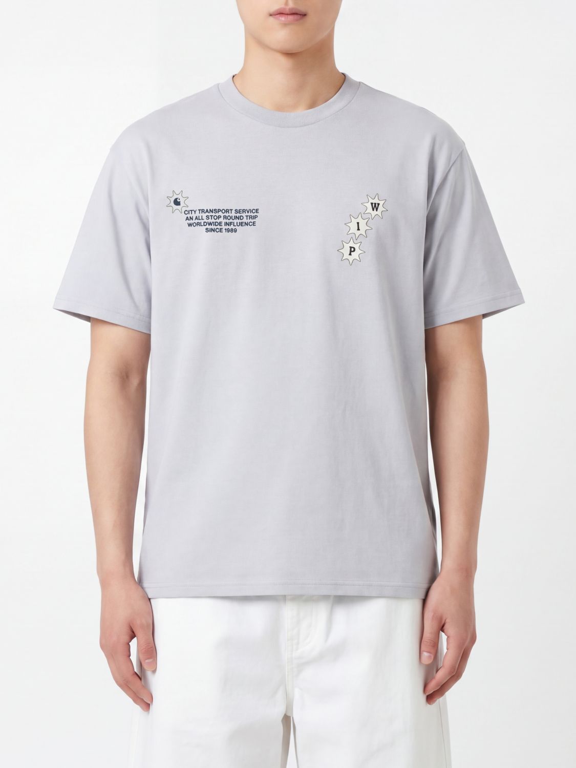 CARHARTT WIP T-shirt in cotone con stampa logo