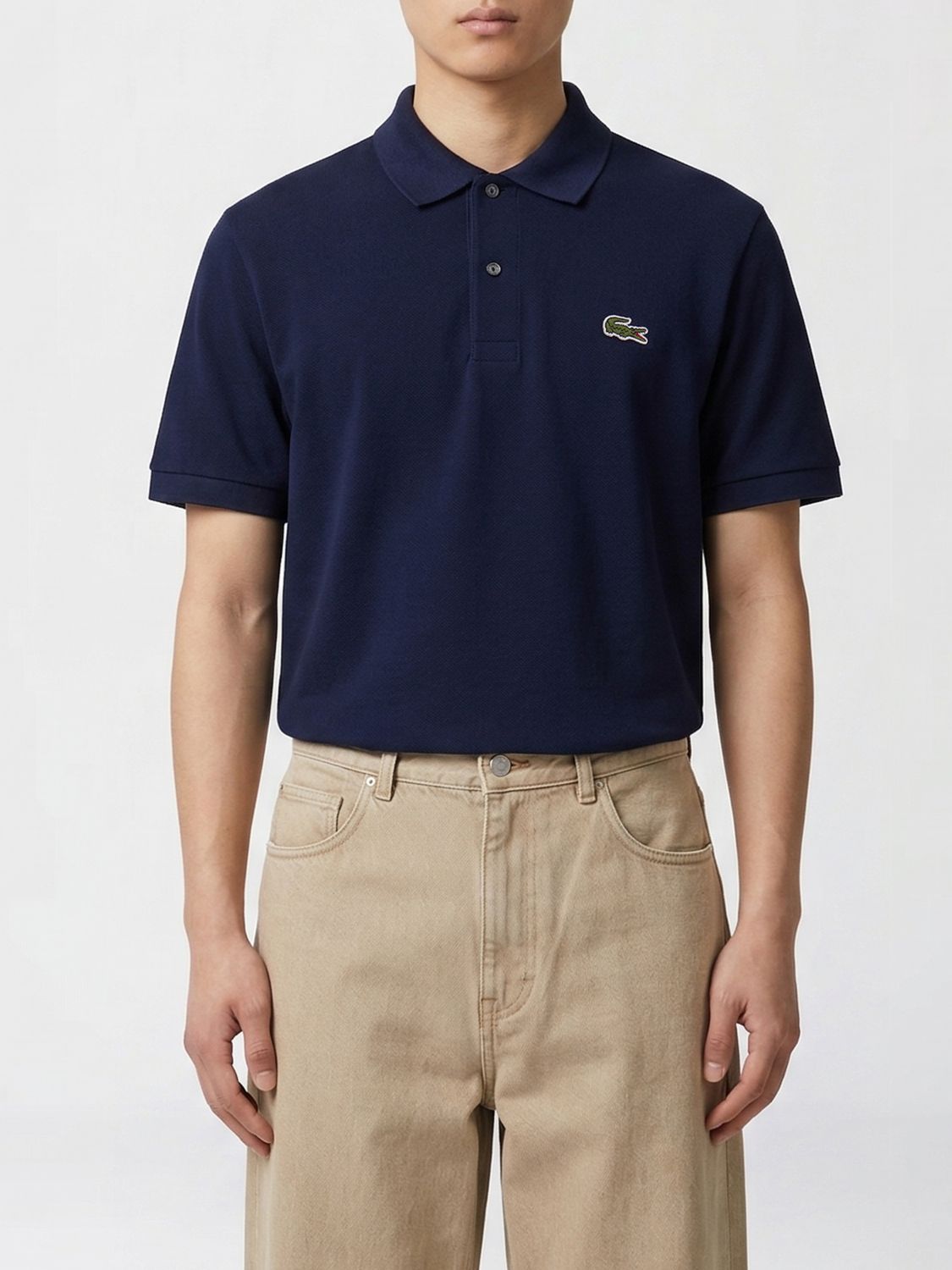 LACOSTE Baumwoll-Polohemd mit Mini-Logo
