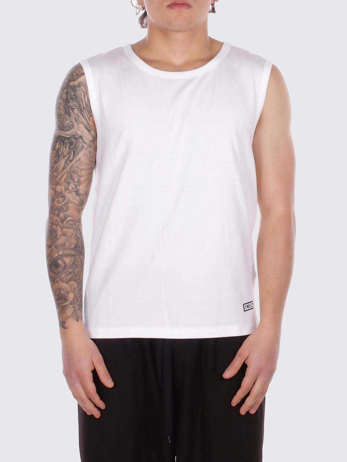 GCDS Cotton Tank Top with Logo