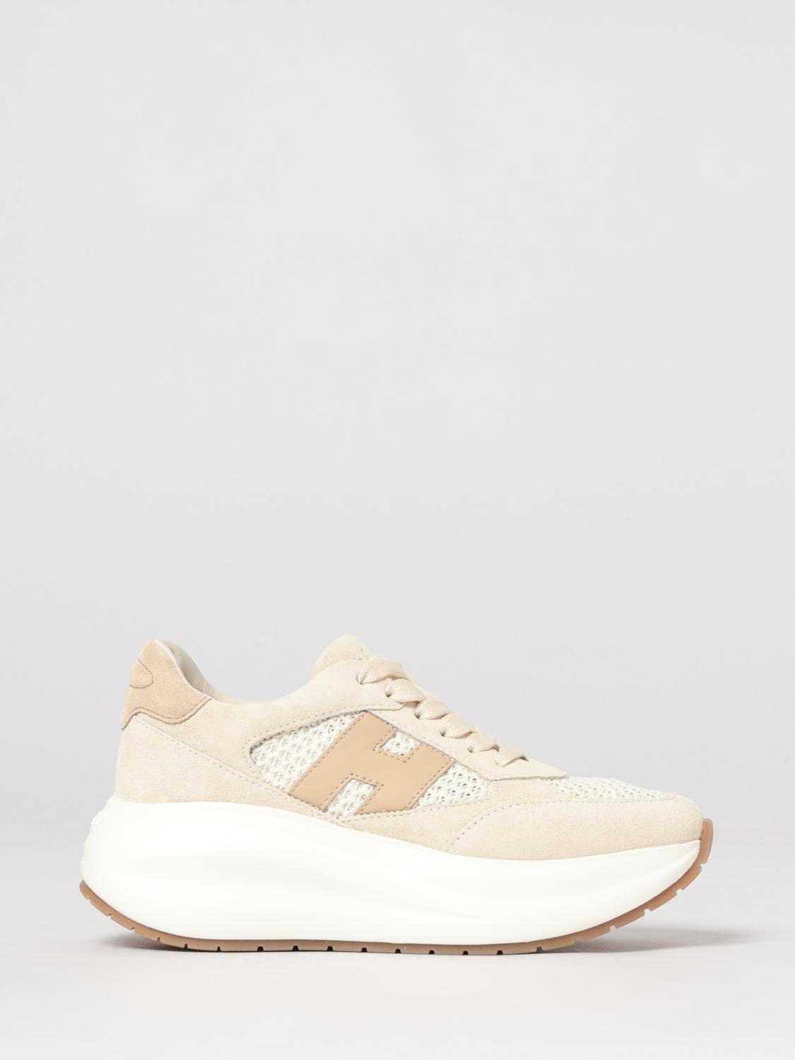 Hogan H696 Sneakers in Suede and Mesh