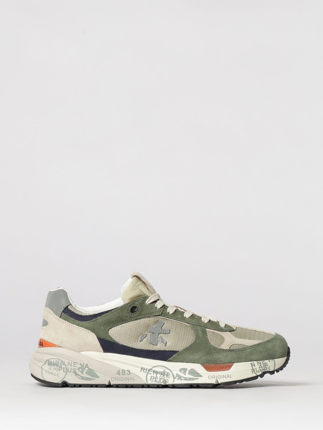 PREMIATA Mase Wildleder- und Canvas-Sneakers
