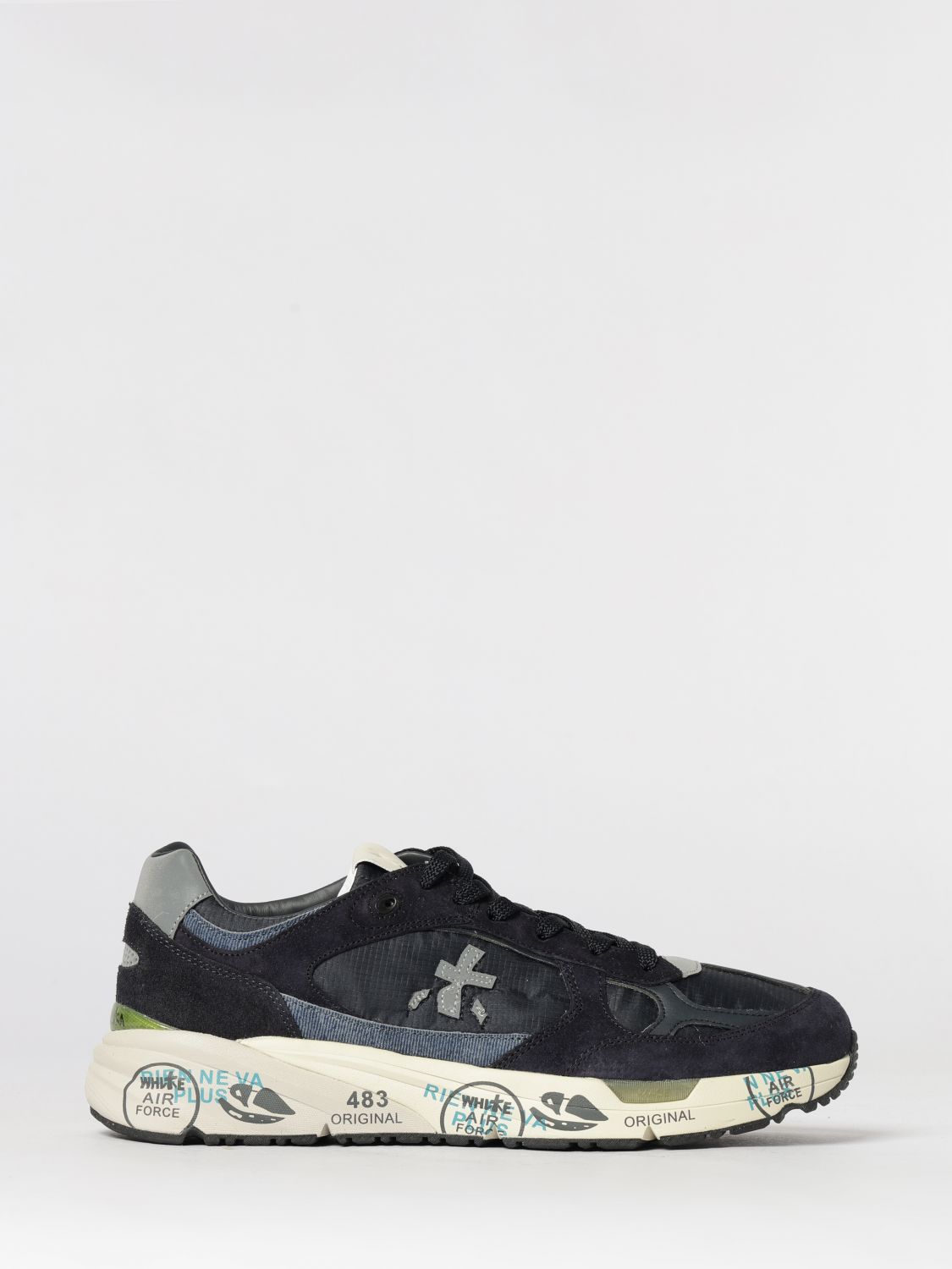 PREMIATA Mase Wildleder- und Canvas-Sneakers