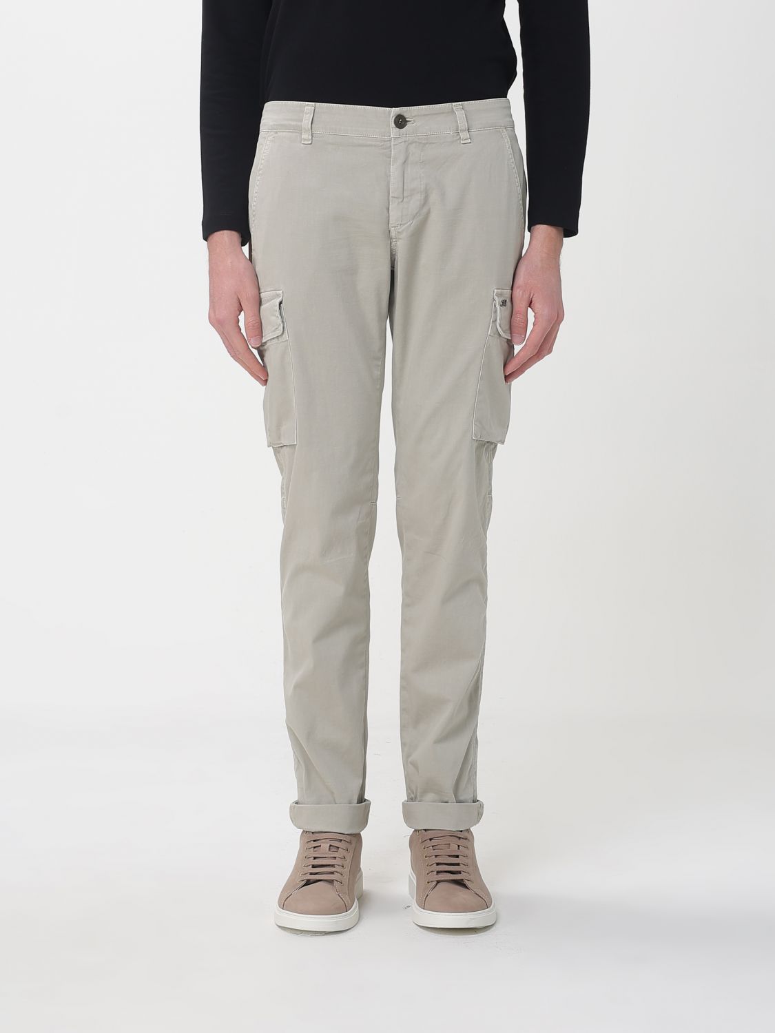 Mason's Stretch Cotton Cargo Trousers
