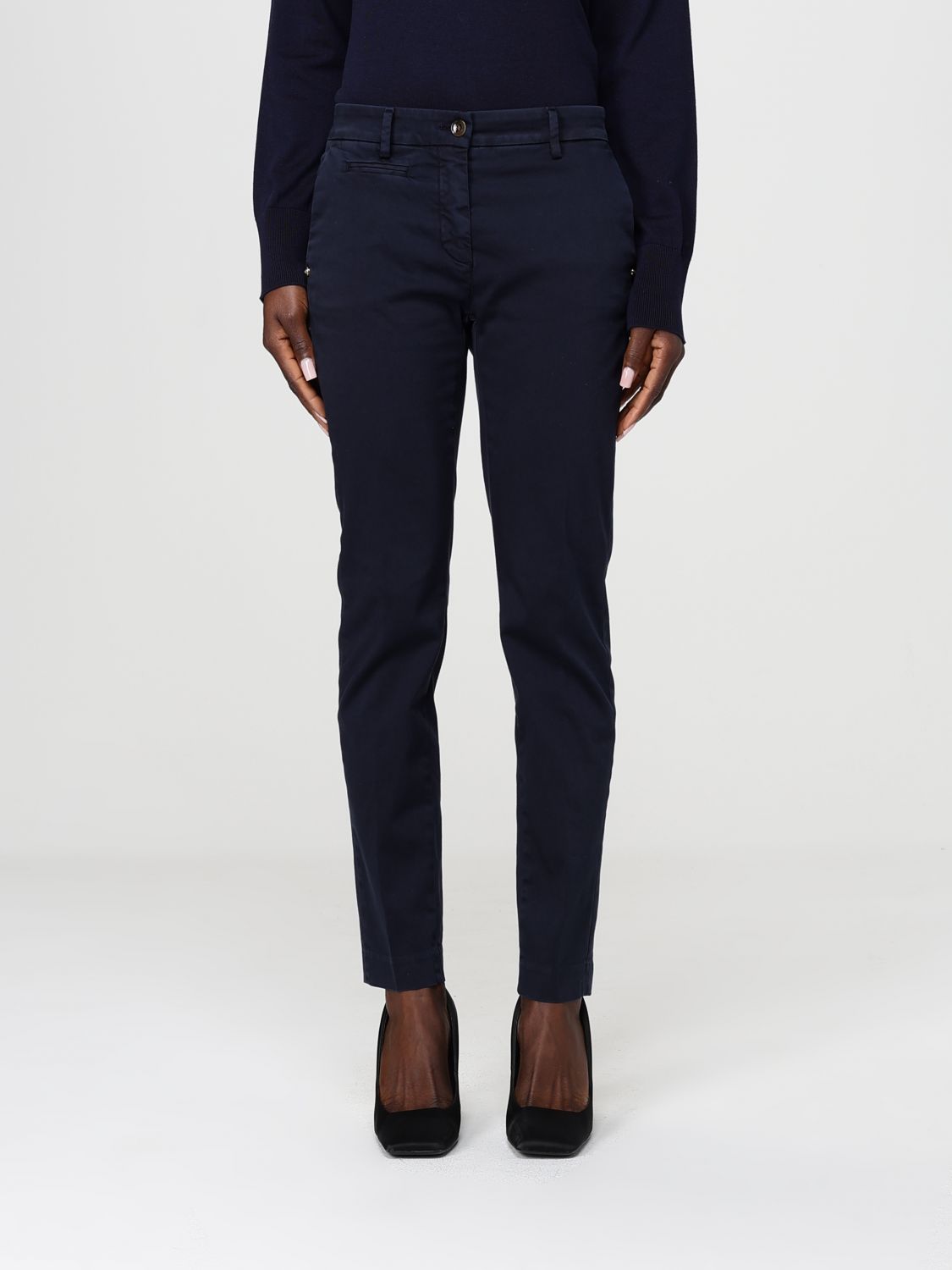 Mason's Stretch Cotton Slim Fit Trousers