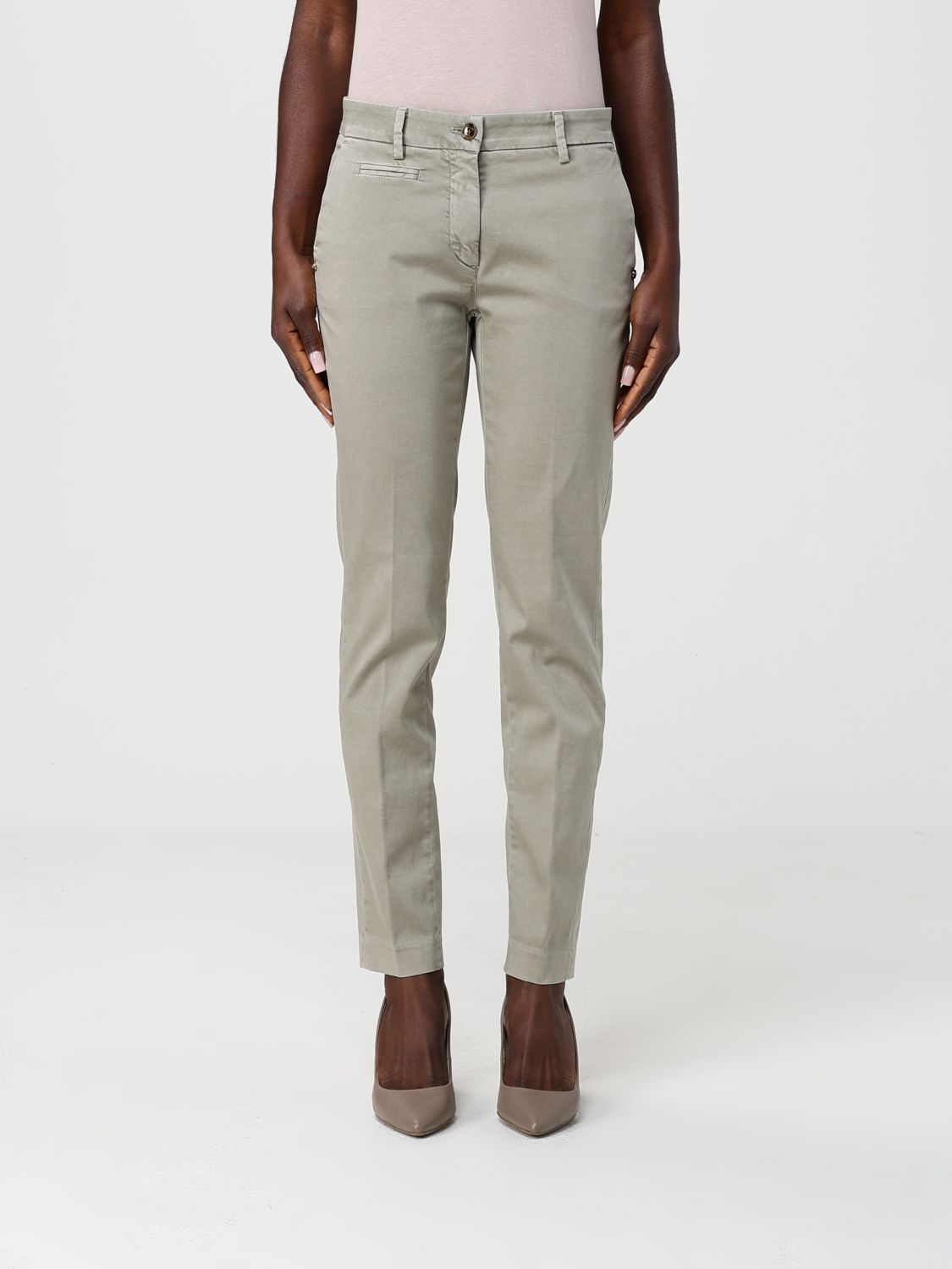 Mason's Stretch Cotton Slim Fit Trousers