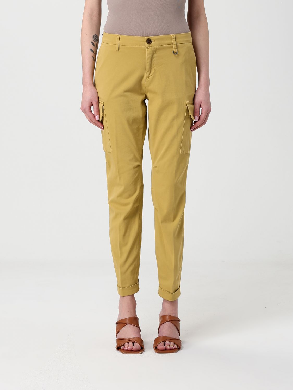 Mason's Stretch Cotton Cargo Trousers