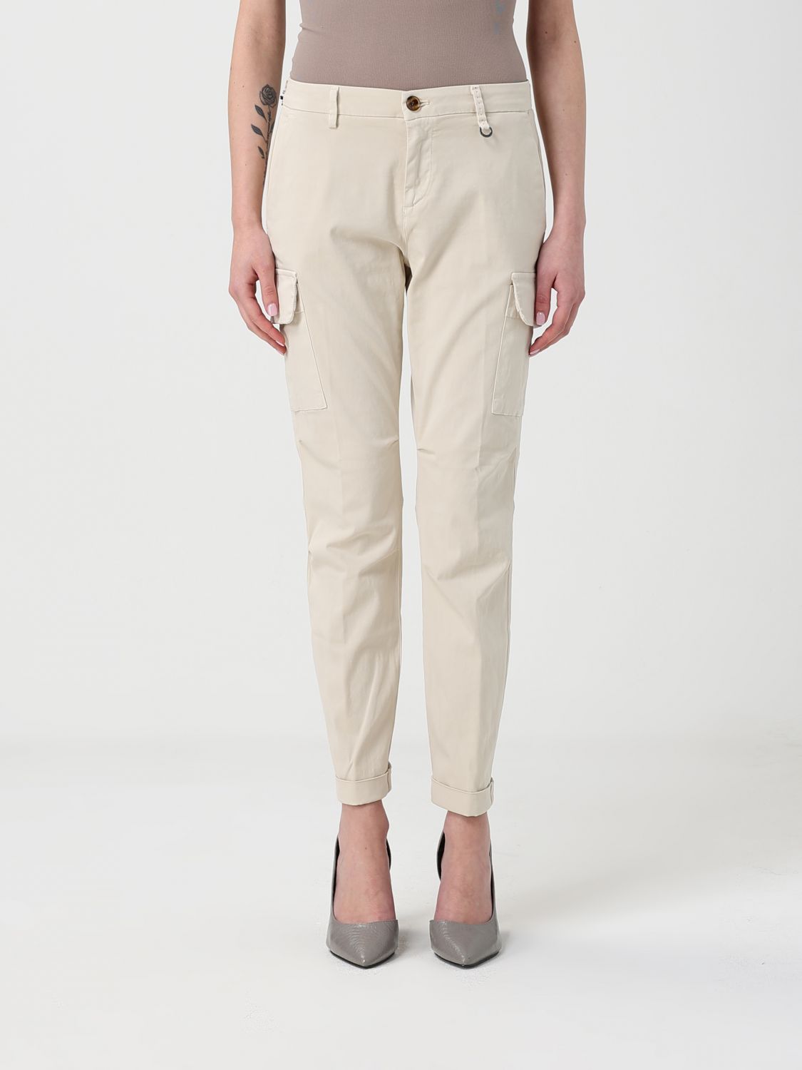 Mason's Stretch Cotton Cargo Trousers