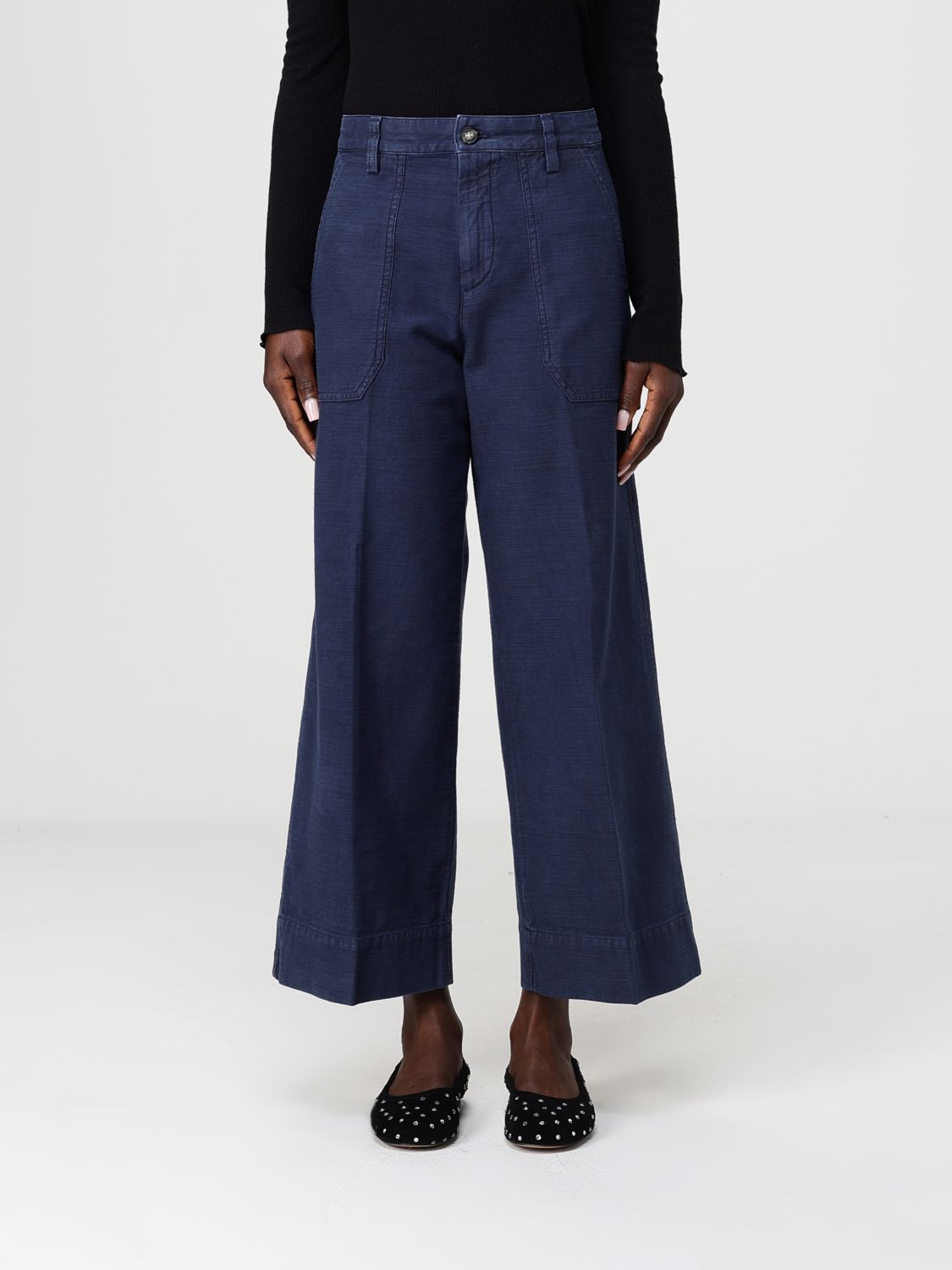 Mason's Weite Baumwollhose